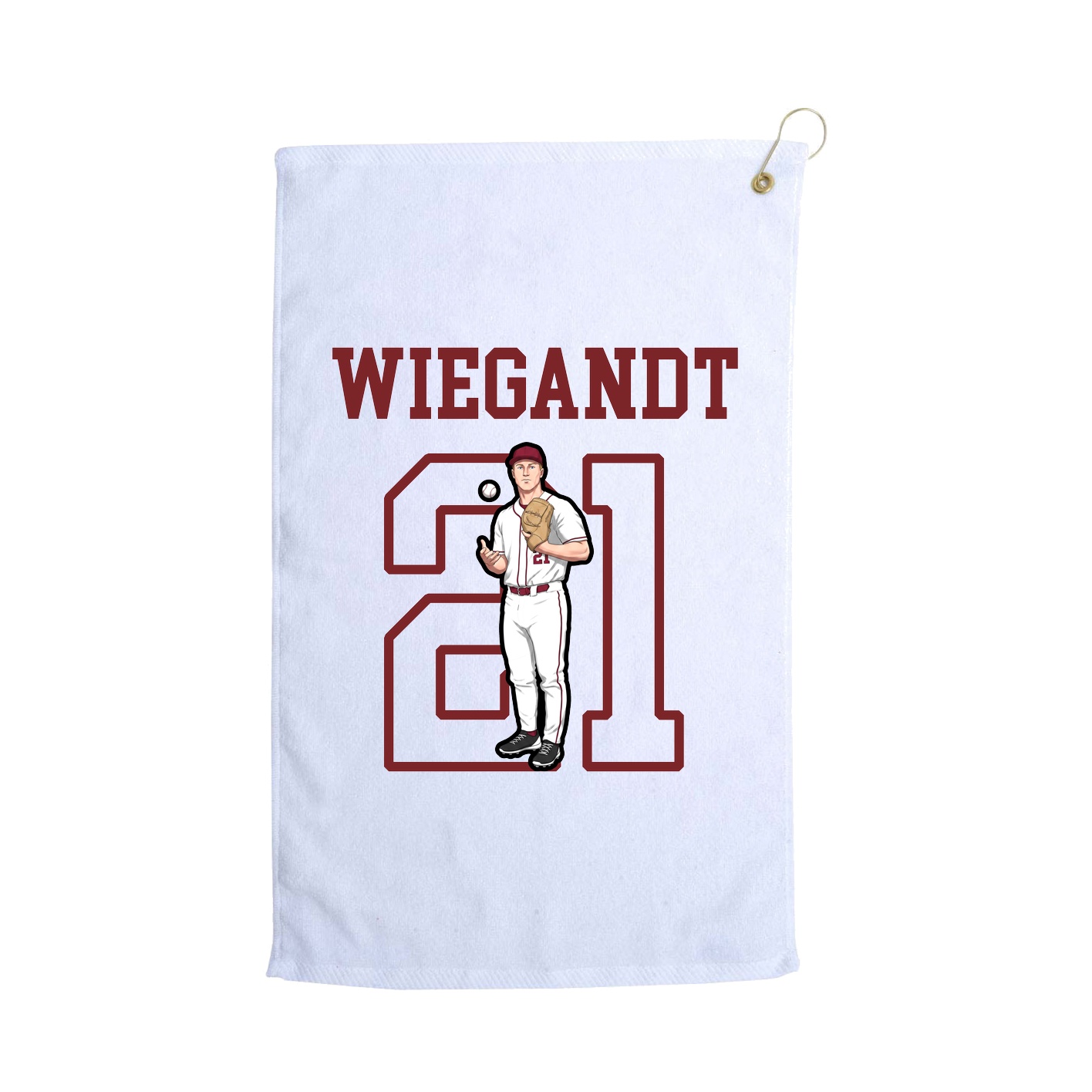 Golf Towel — Shirsey in White