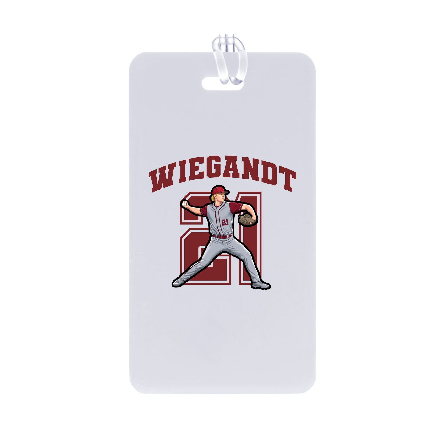 Bag Tag — Number in Classic