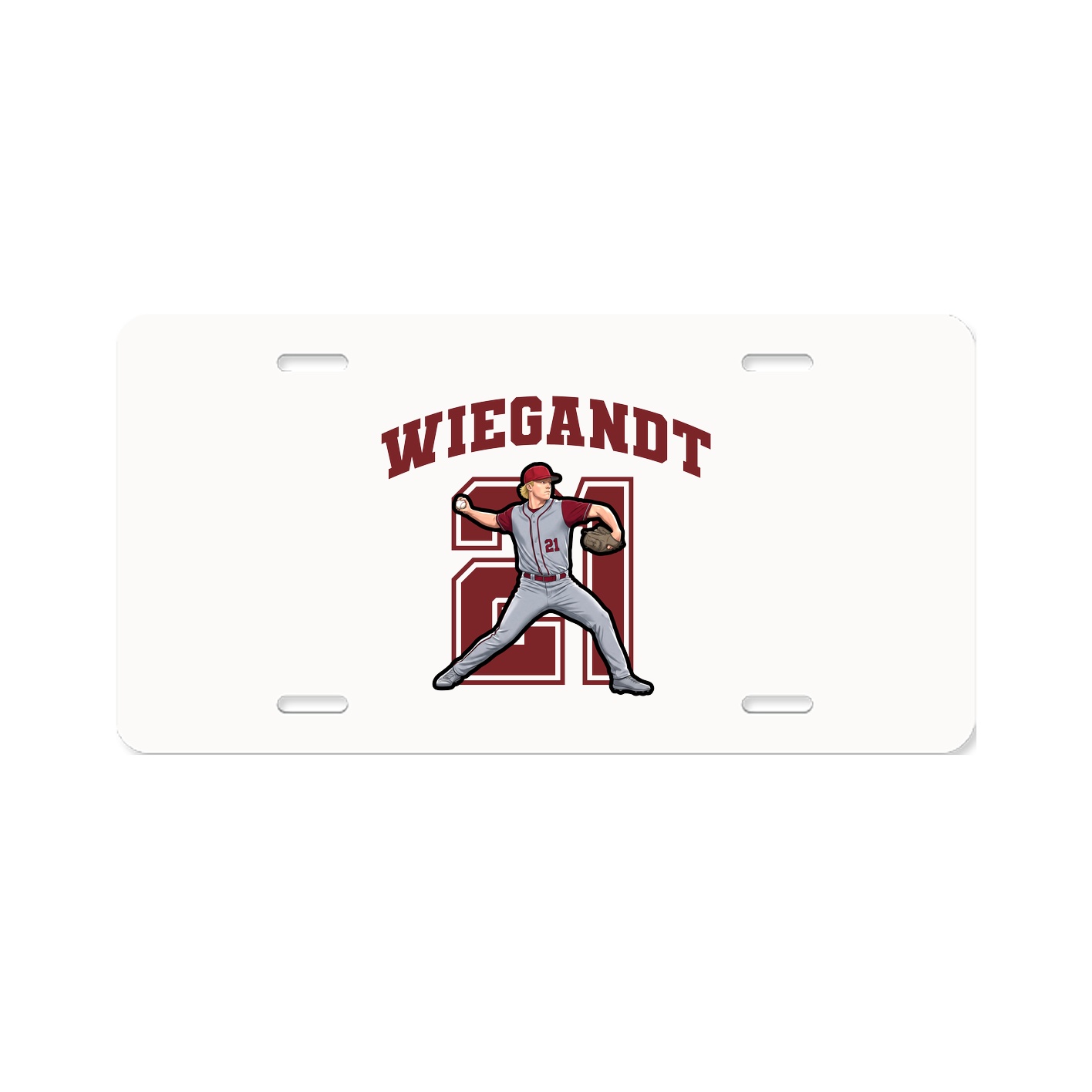 License Plate — Number in Classic