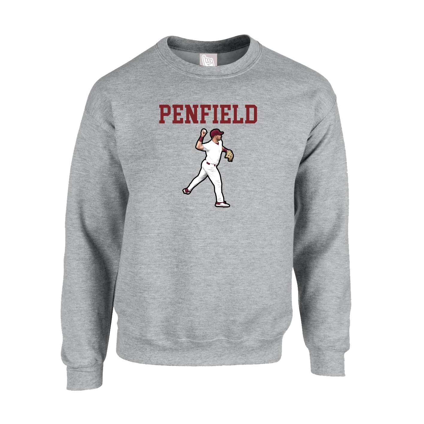 Fleece Crew — Shirsey in Grey