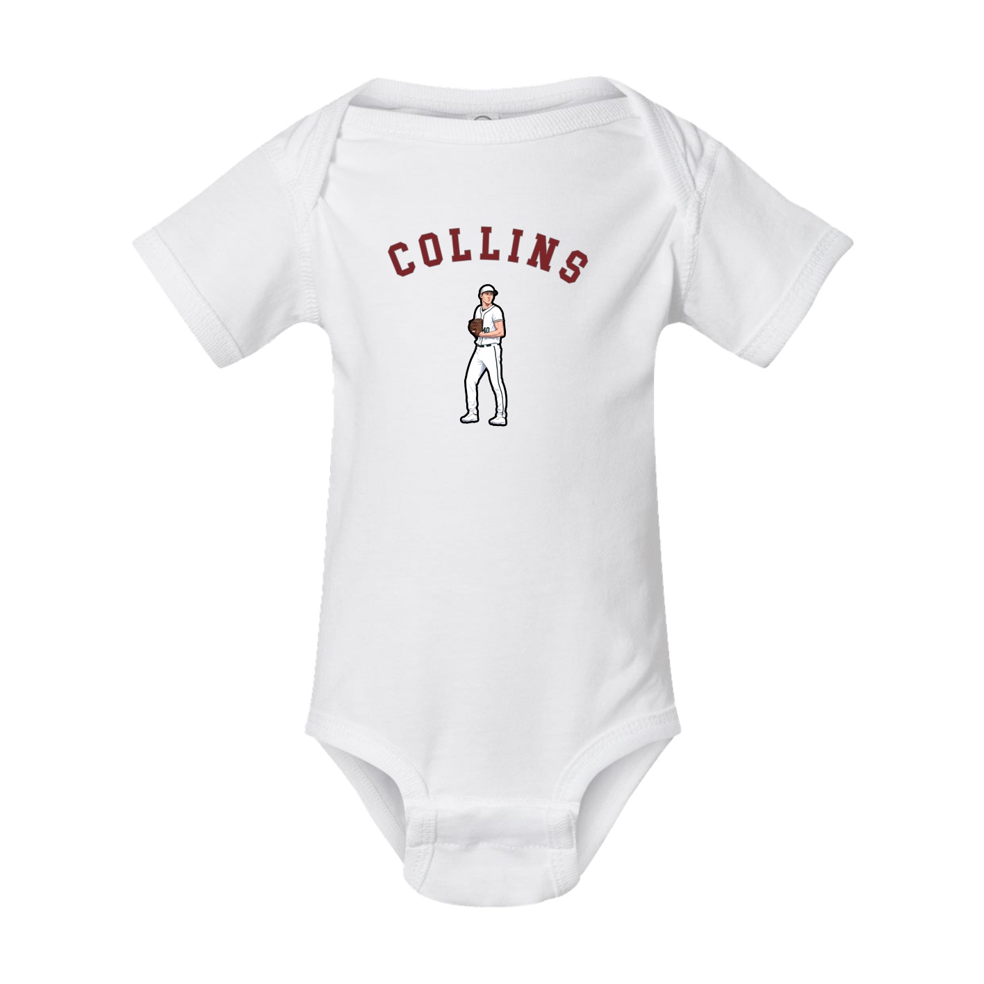 Baby Onesie — Shirsey Arch in White
