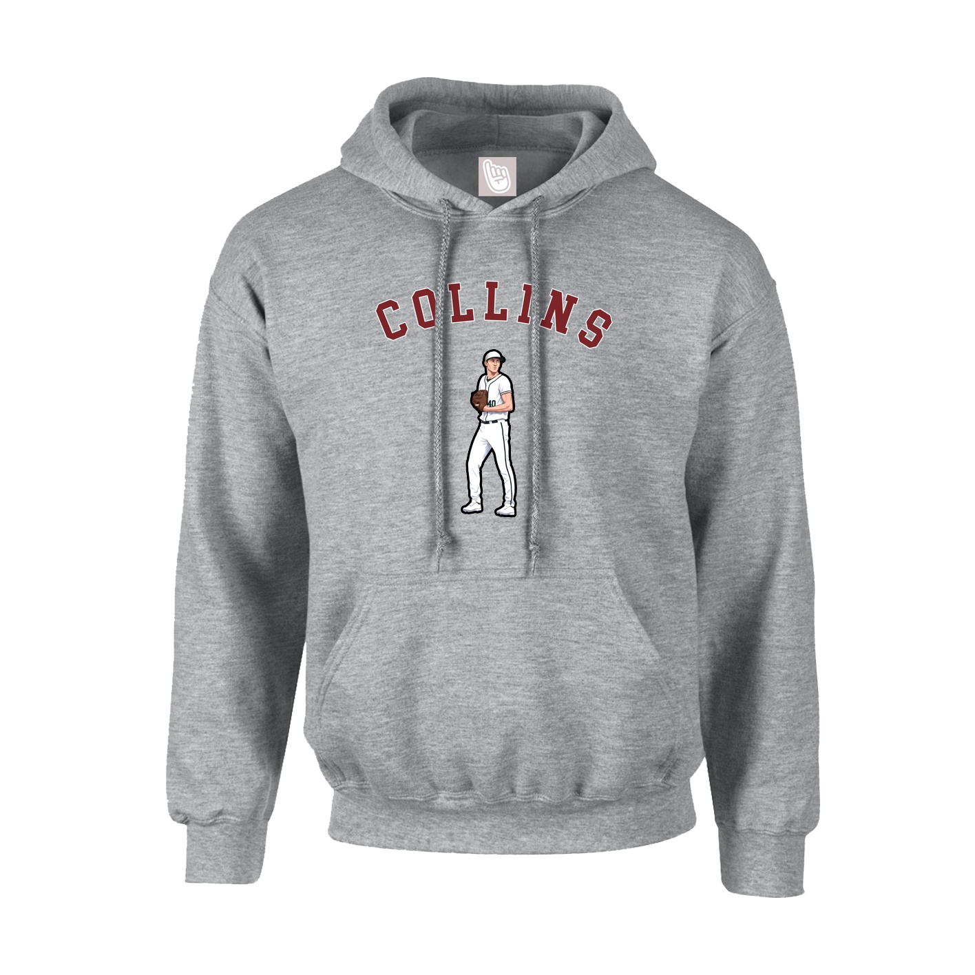 Hoodie — Shirsey Arch in Grey