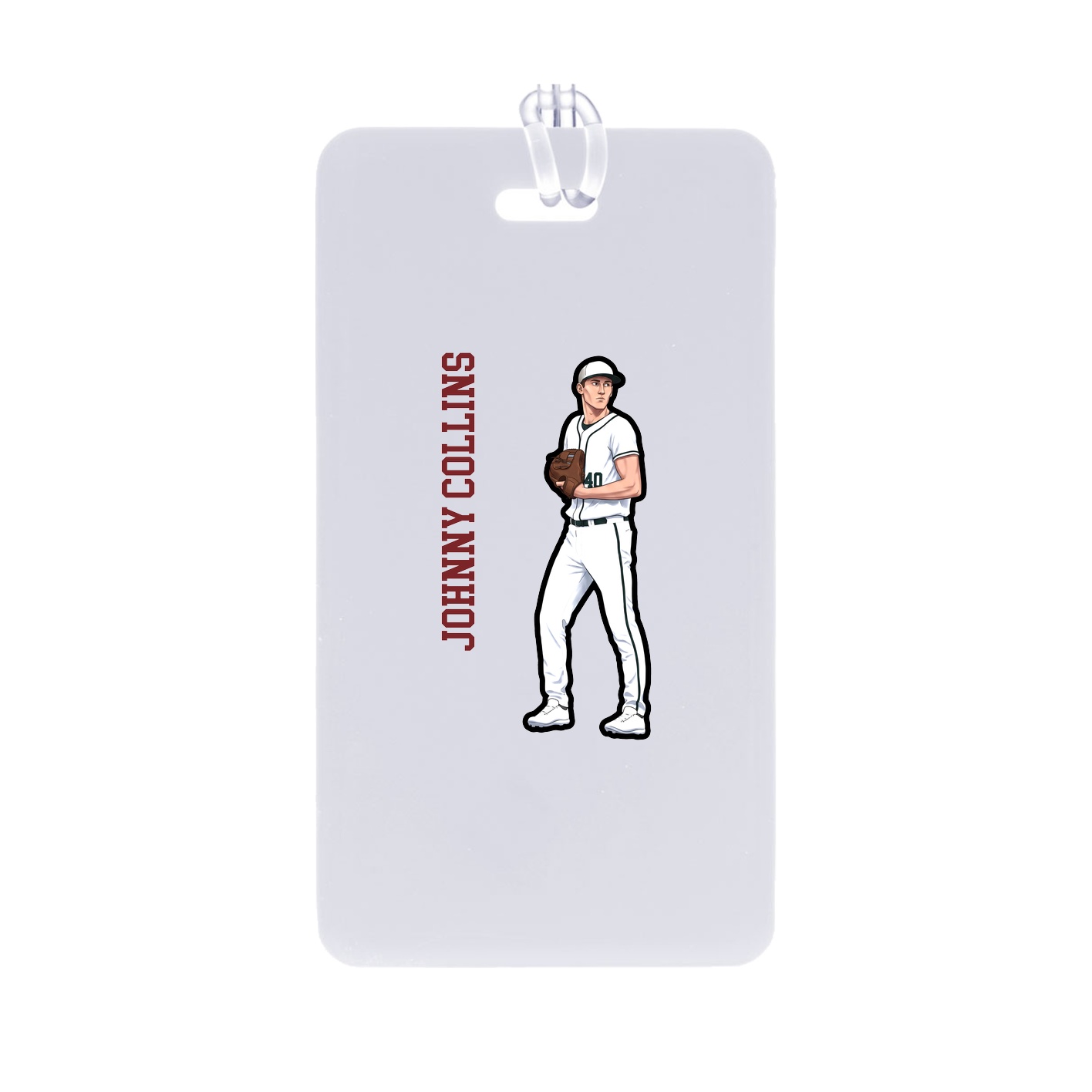 Bag Tag — Name Vertical in Classic