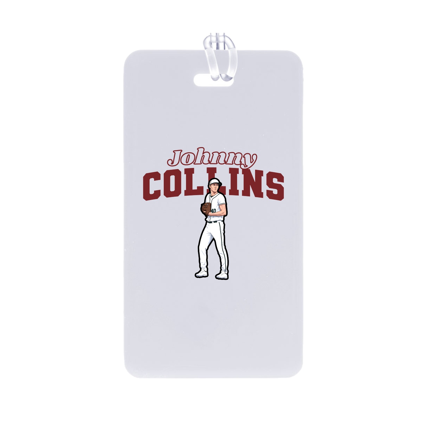 Bag Tag — Name Arch in Classic