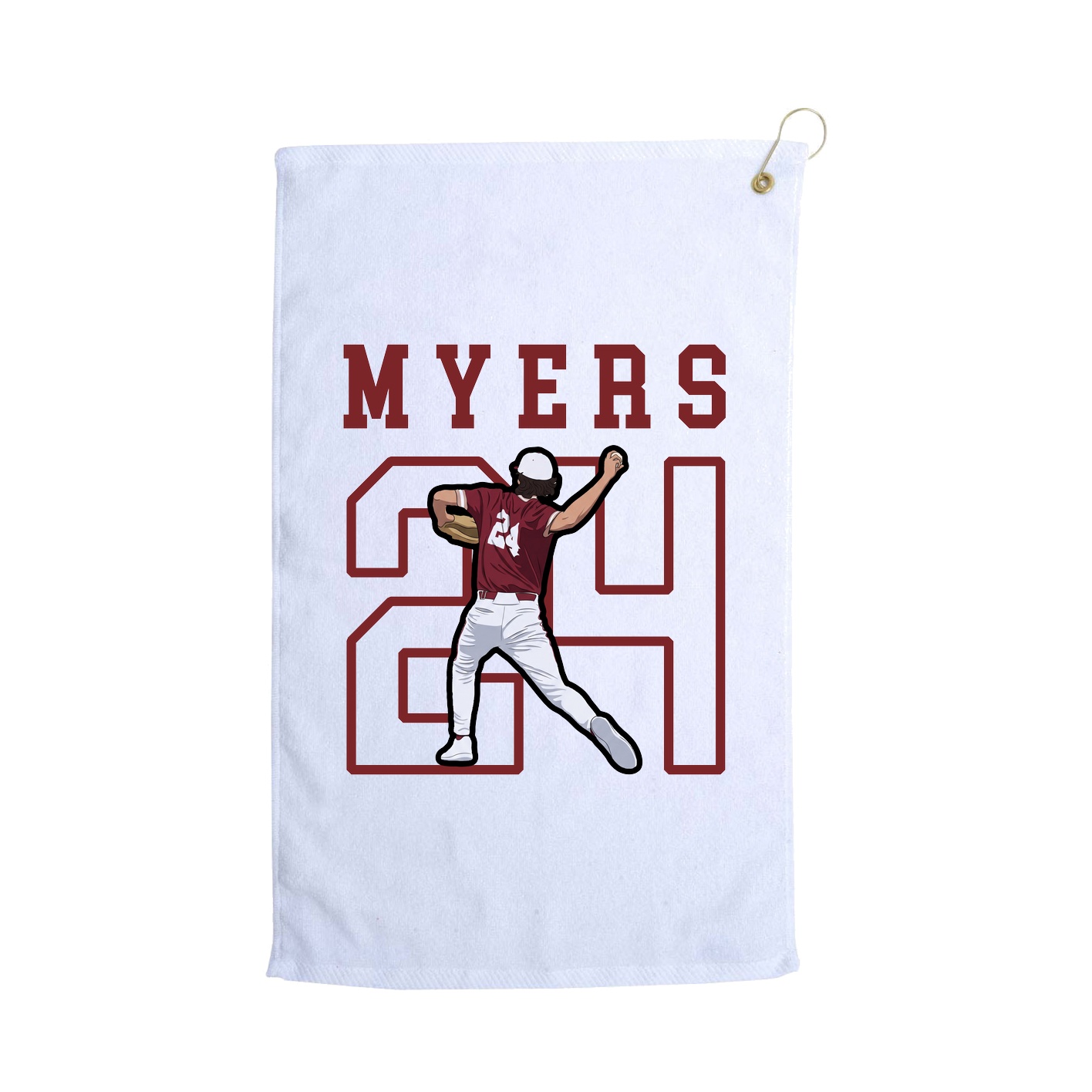 Golf Towel — Shirsey in White
