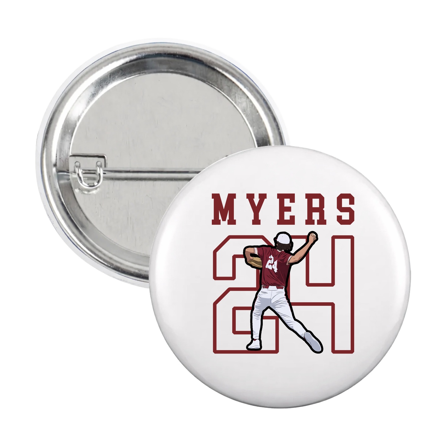 Game Day Button — Shirsey in White