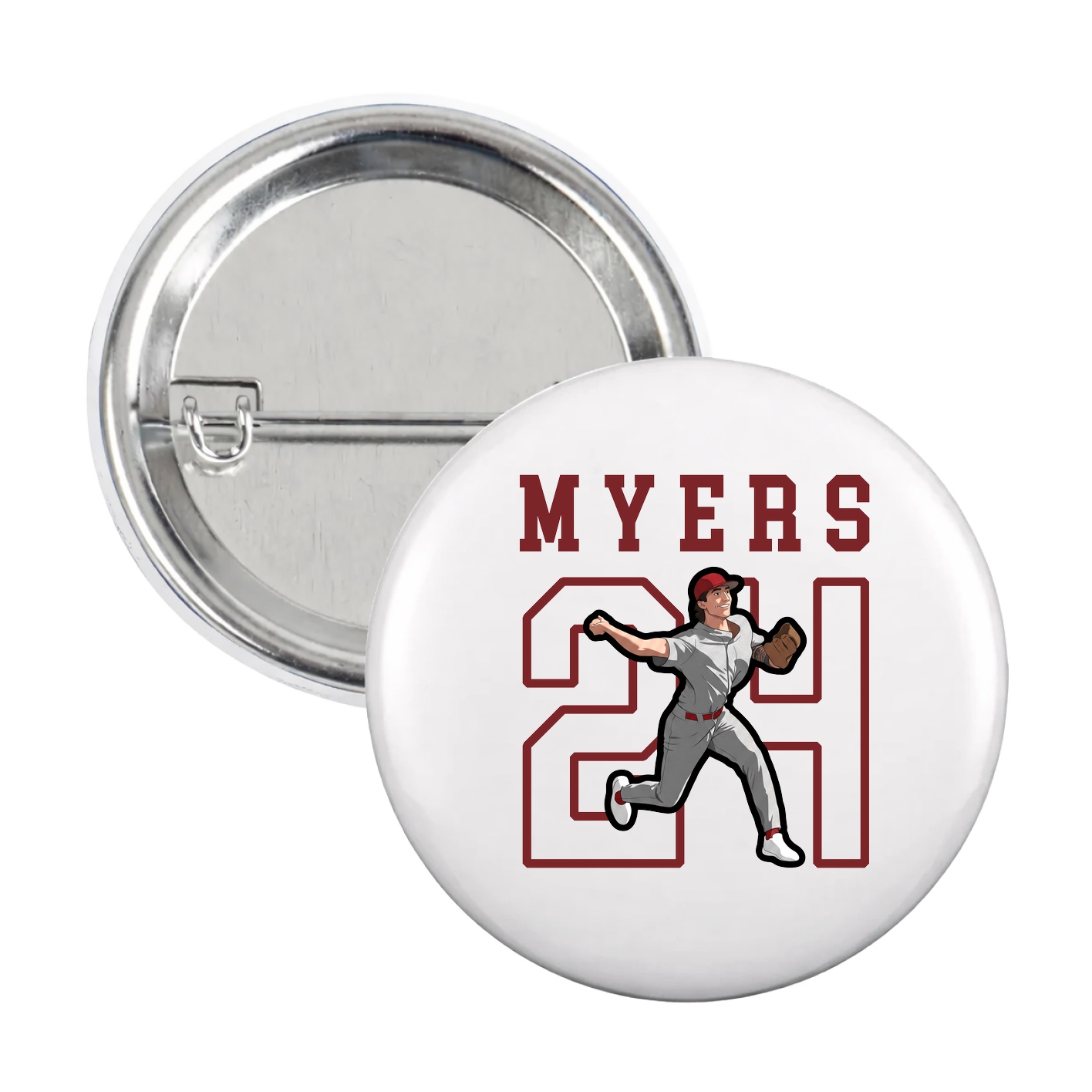 Game Day Button — Shirsey in White