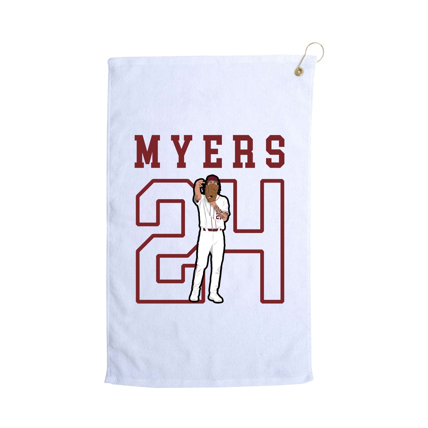 Golf Towel — Shirsey in White