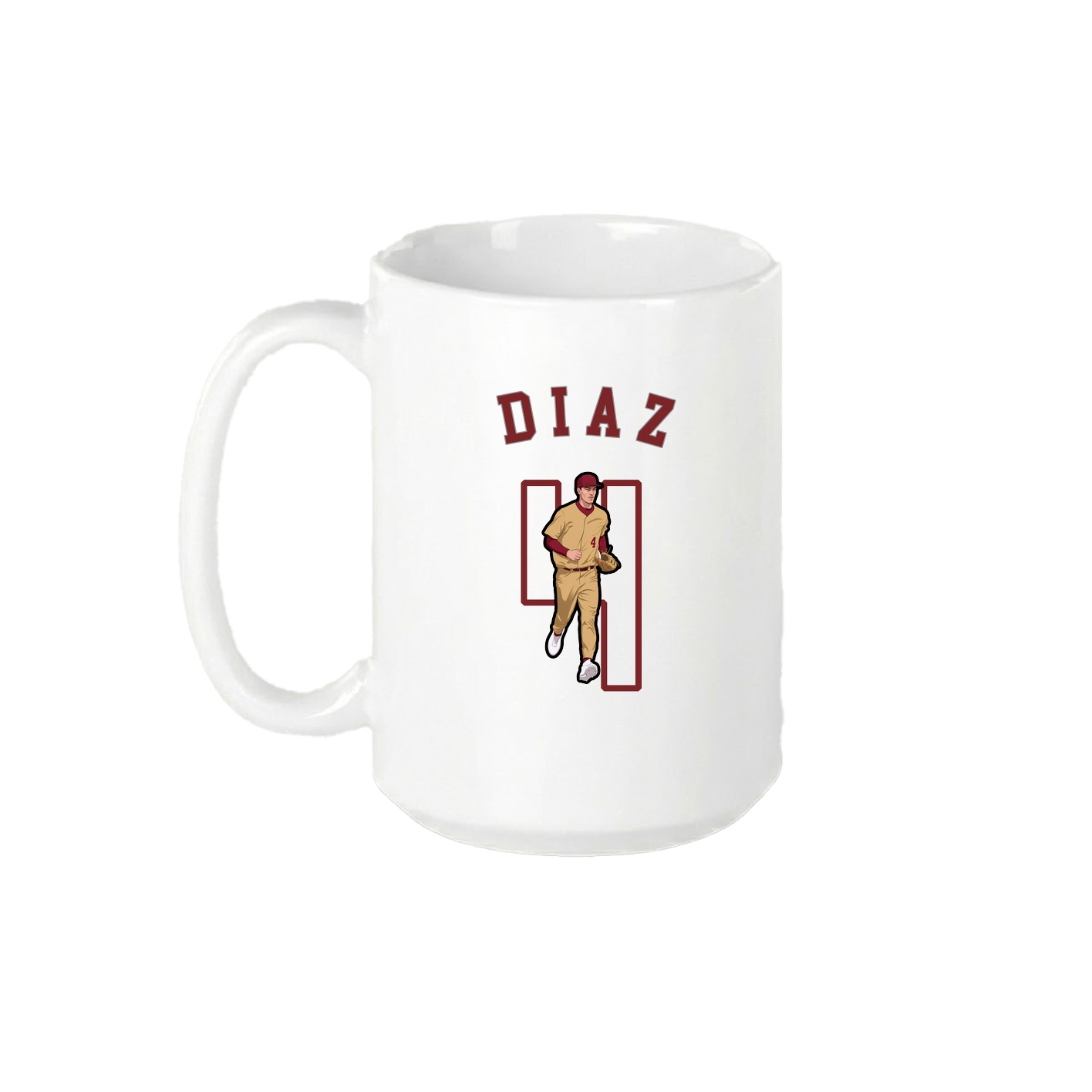 15oz Coffee Mug — Shirsey Arch in White