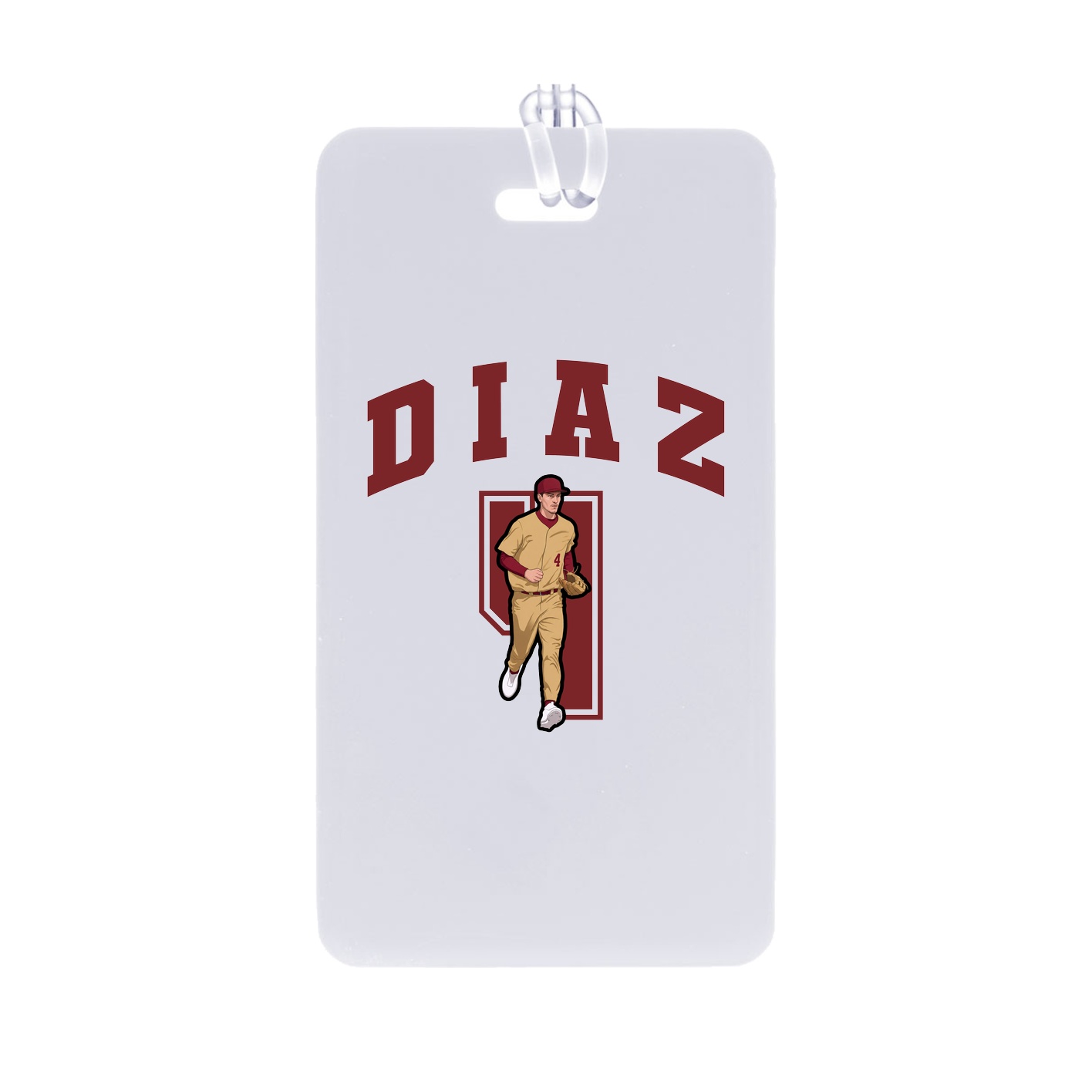 Bag Tag — Number in Classic