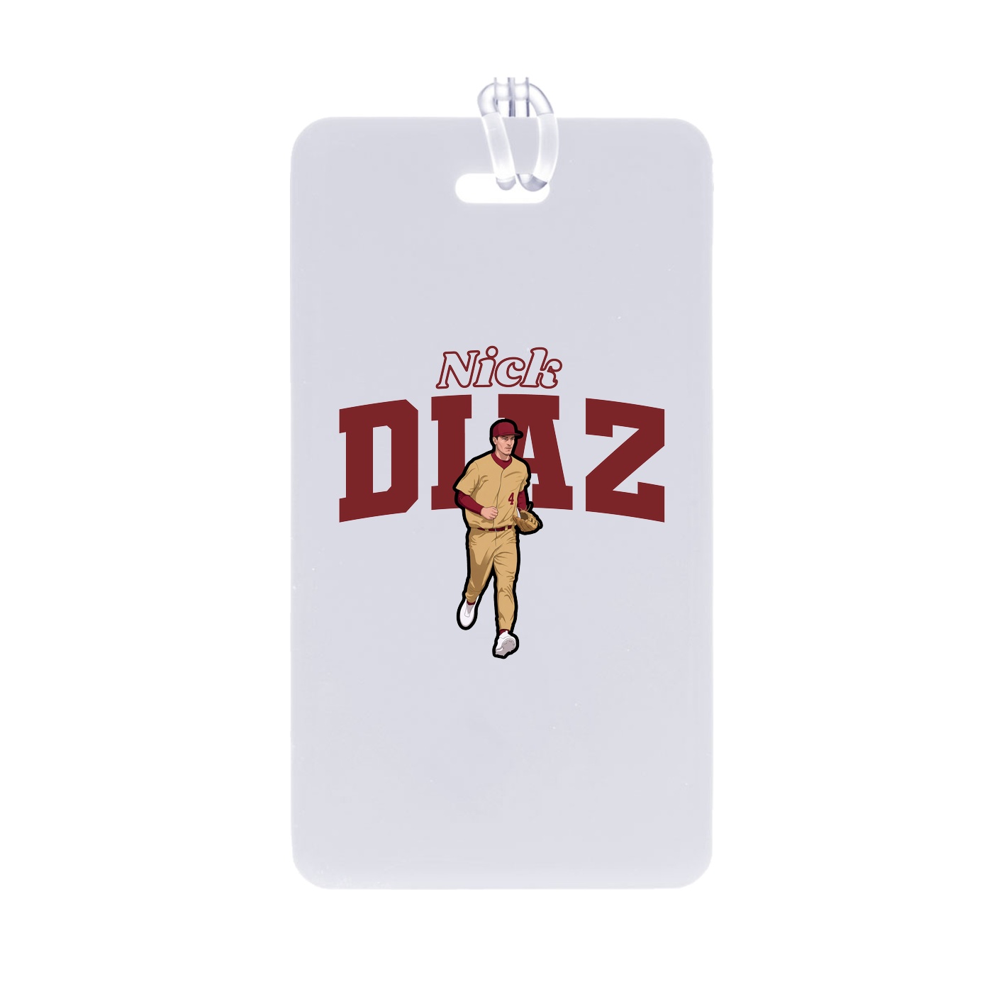 Bag Tag — Name Arch in Classic