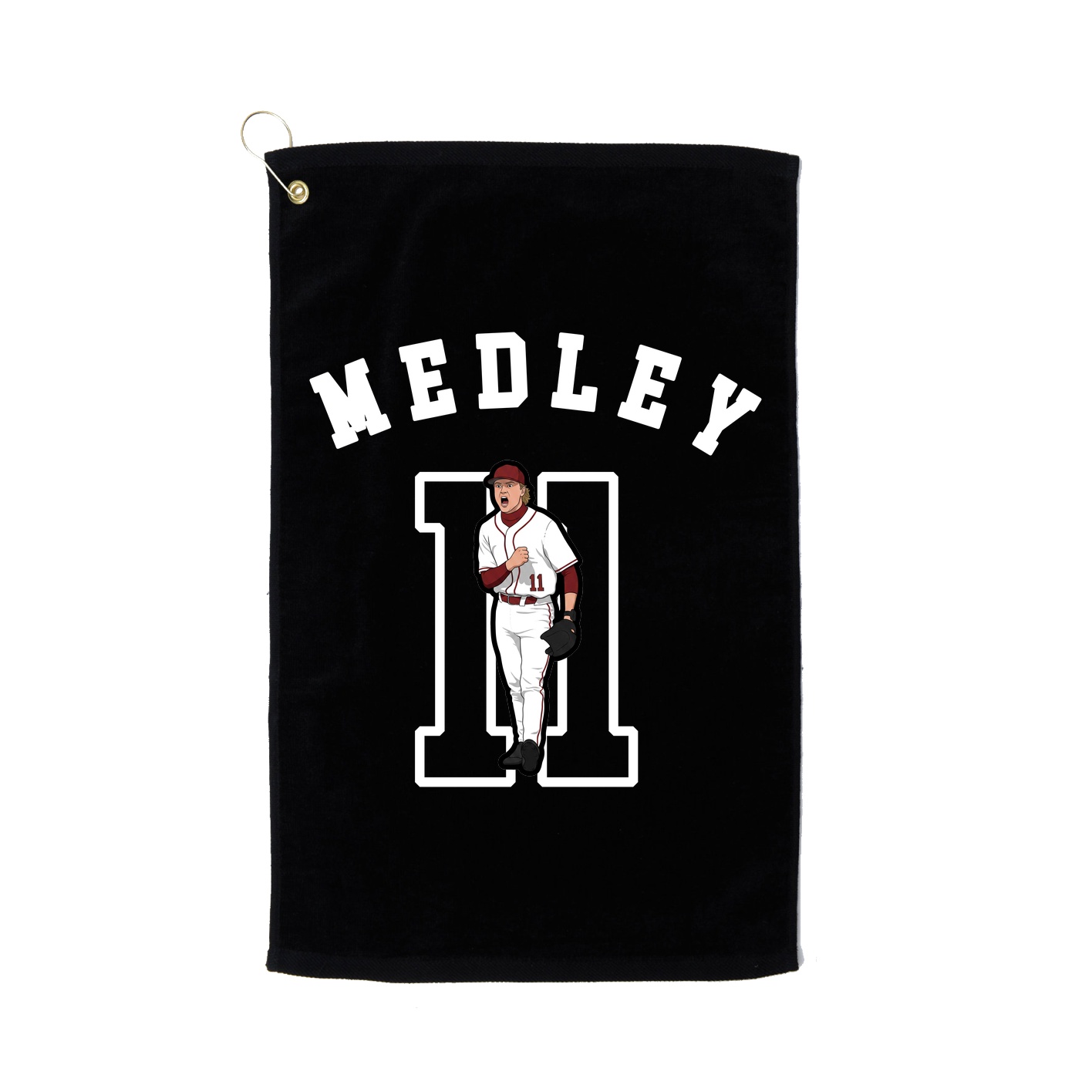 Golf Towel — Shirsey Arch in Black