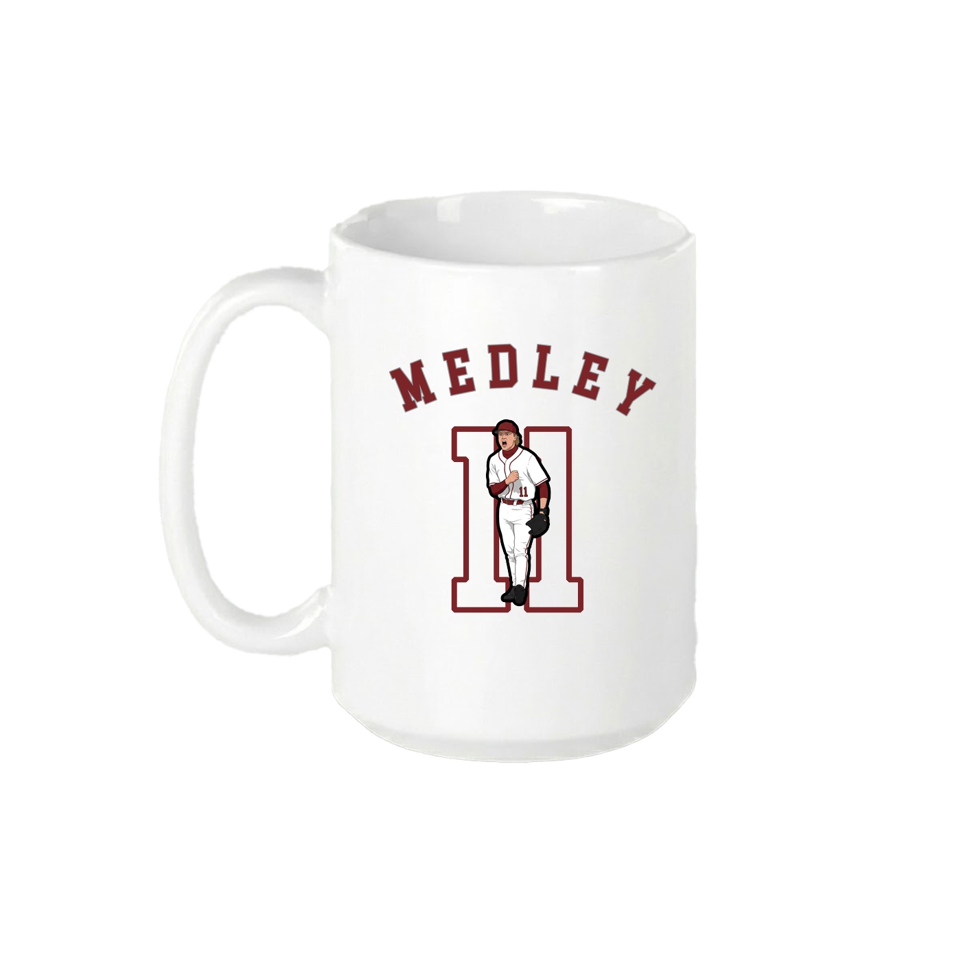 15oz Coffee Mug — Shirsey Arch in White