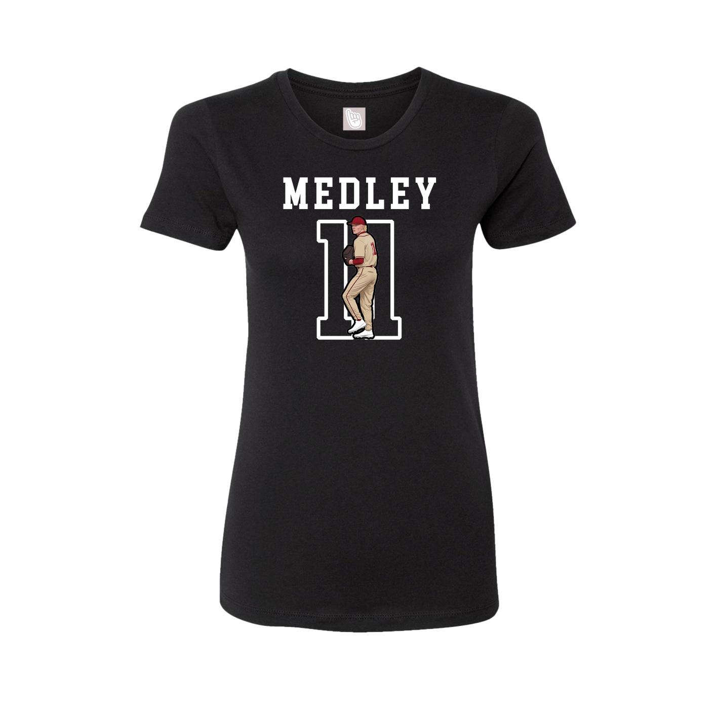 Fitted Women's Tee — Shirsey in Black