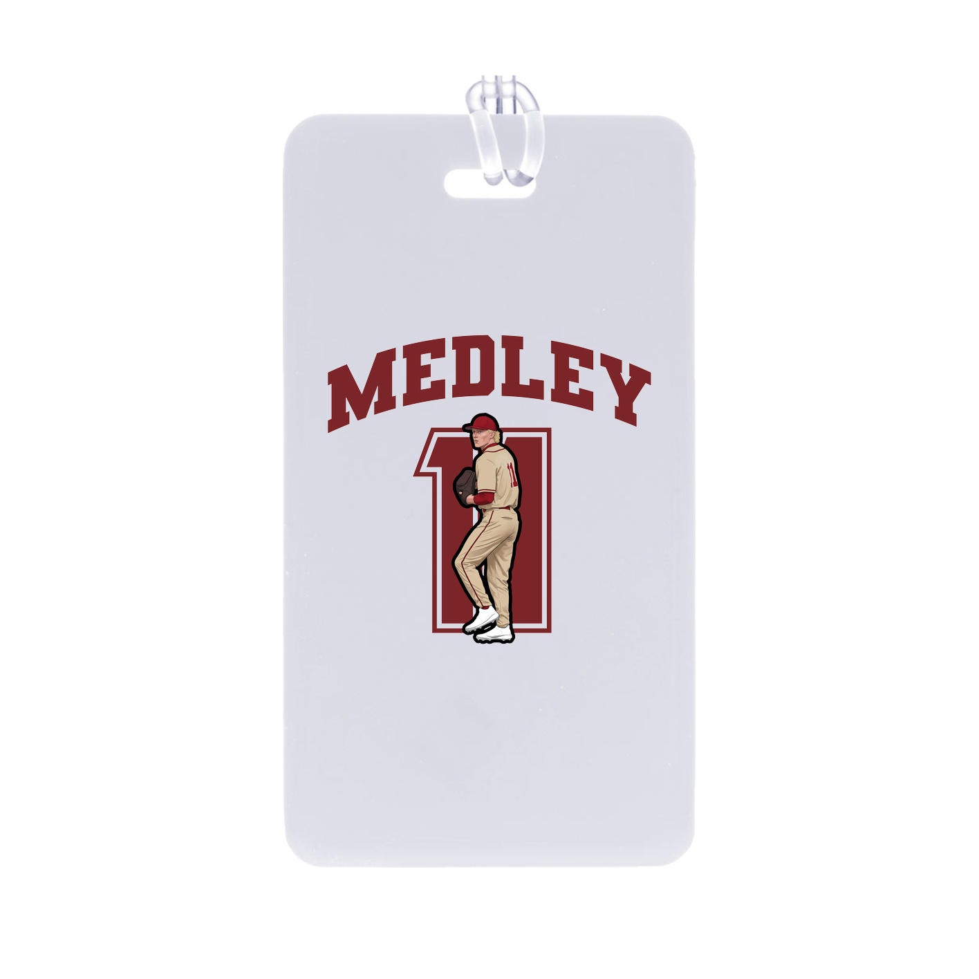 Bag Tag — Number in Classic