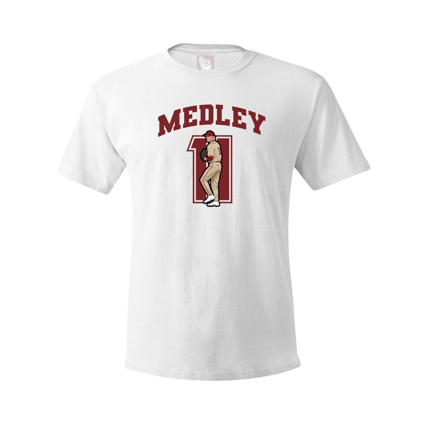 Tee — Number in White