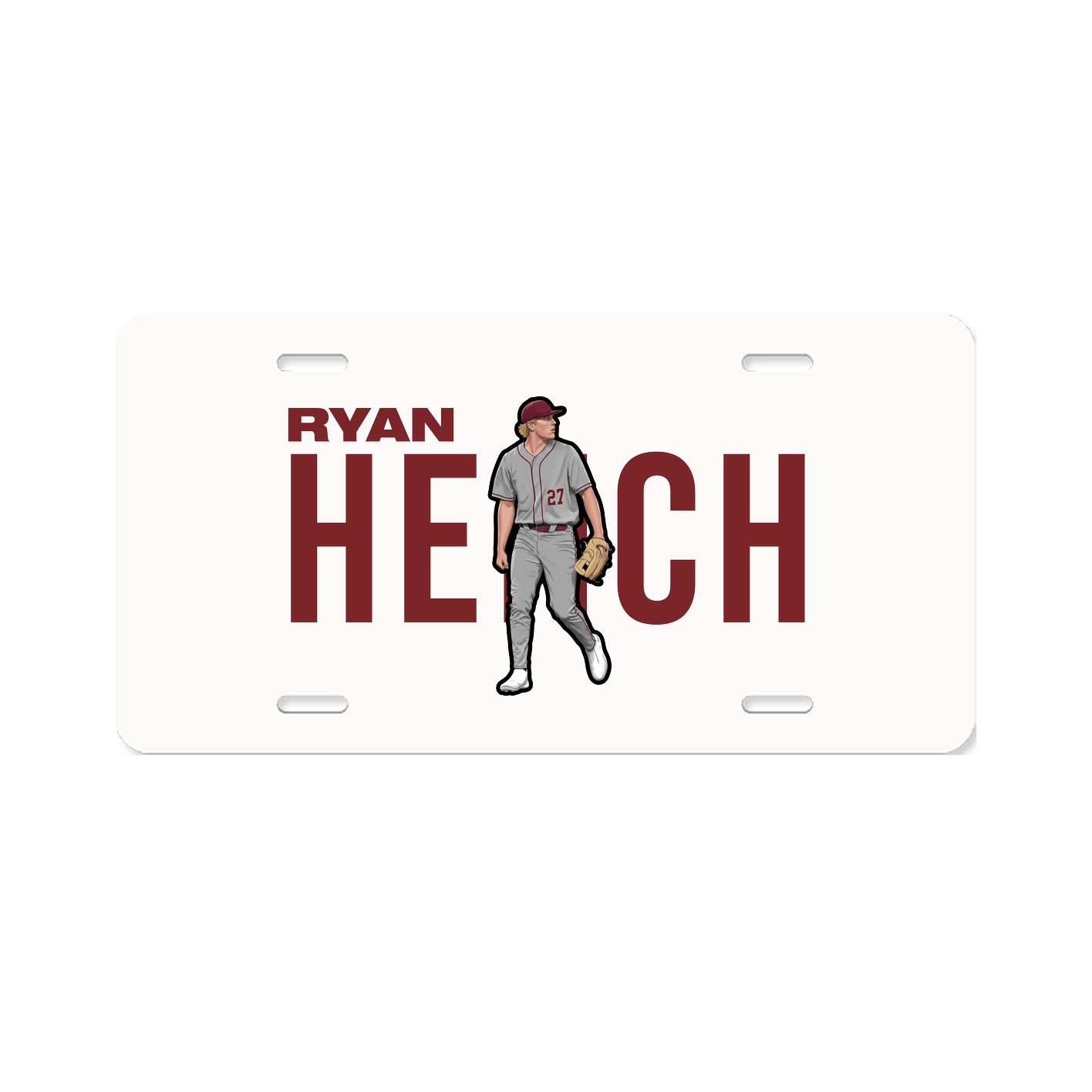 License Plate — Player Name in Classic