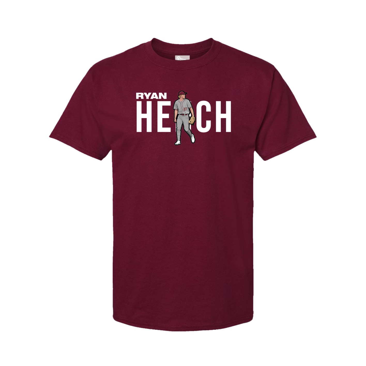 Youth Tee — Player Name in Cardinal