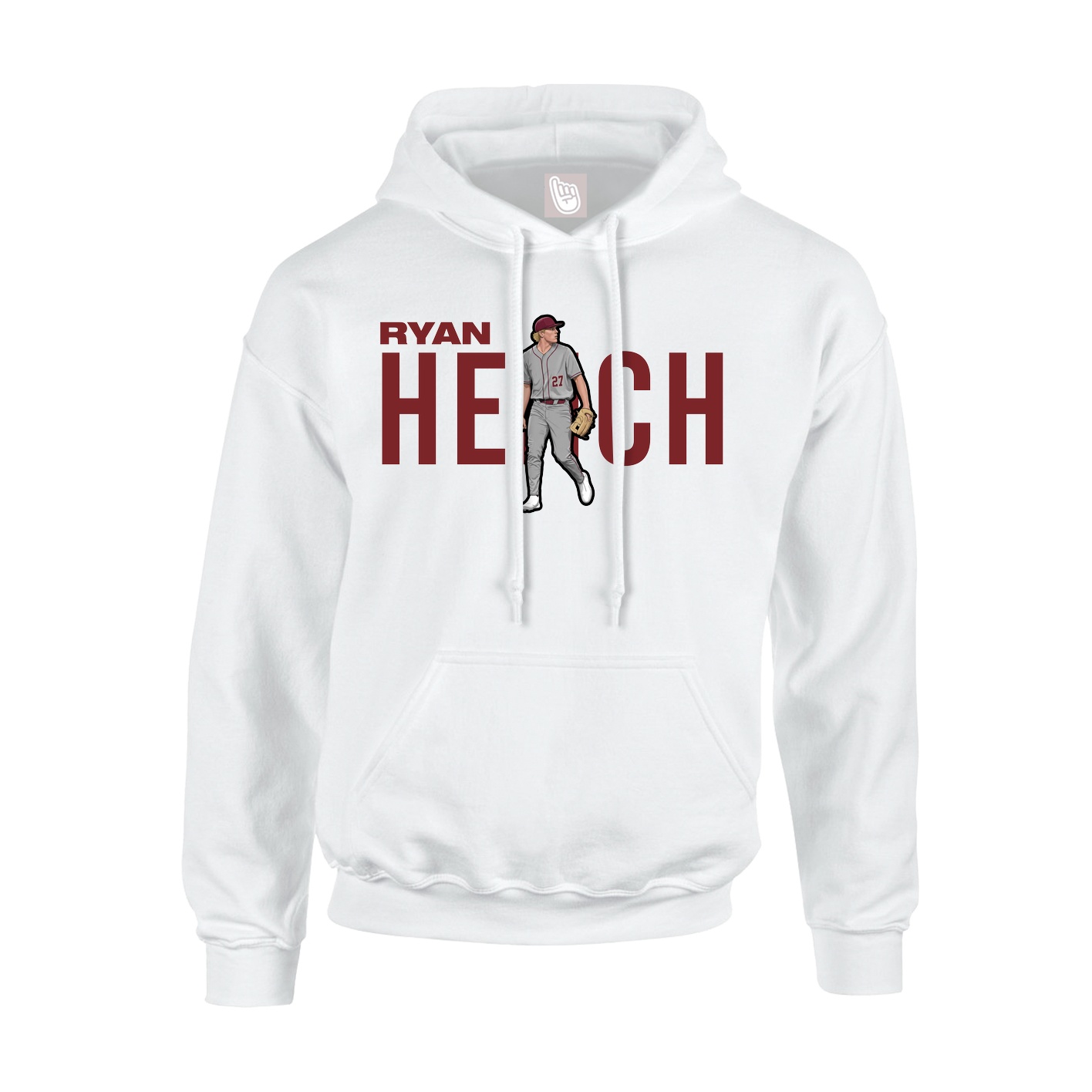 Hoodie — Player Name in White