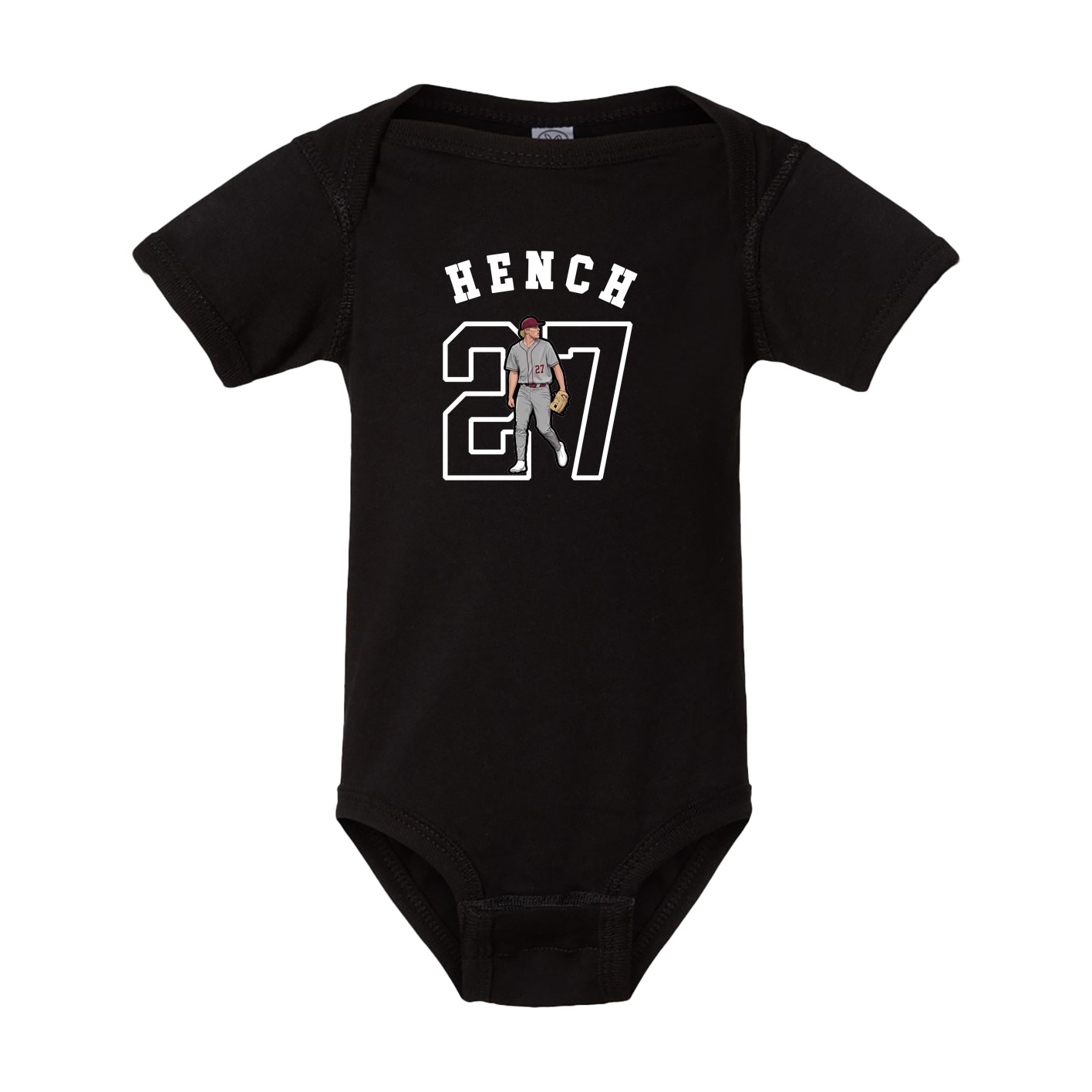 Baby Onesie — Shirsey Arch in Black