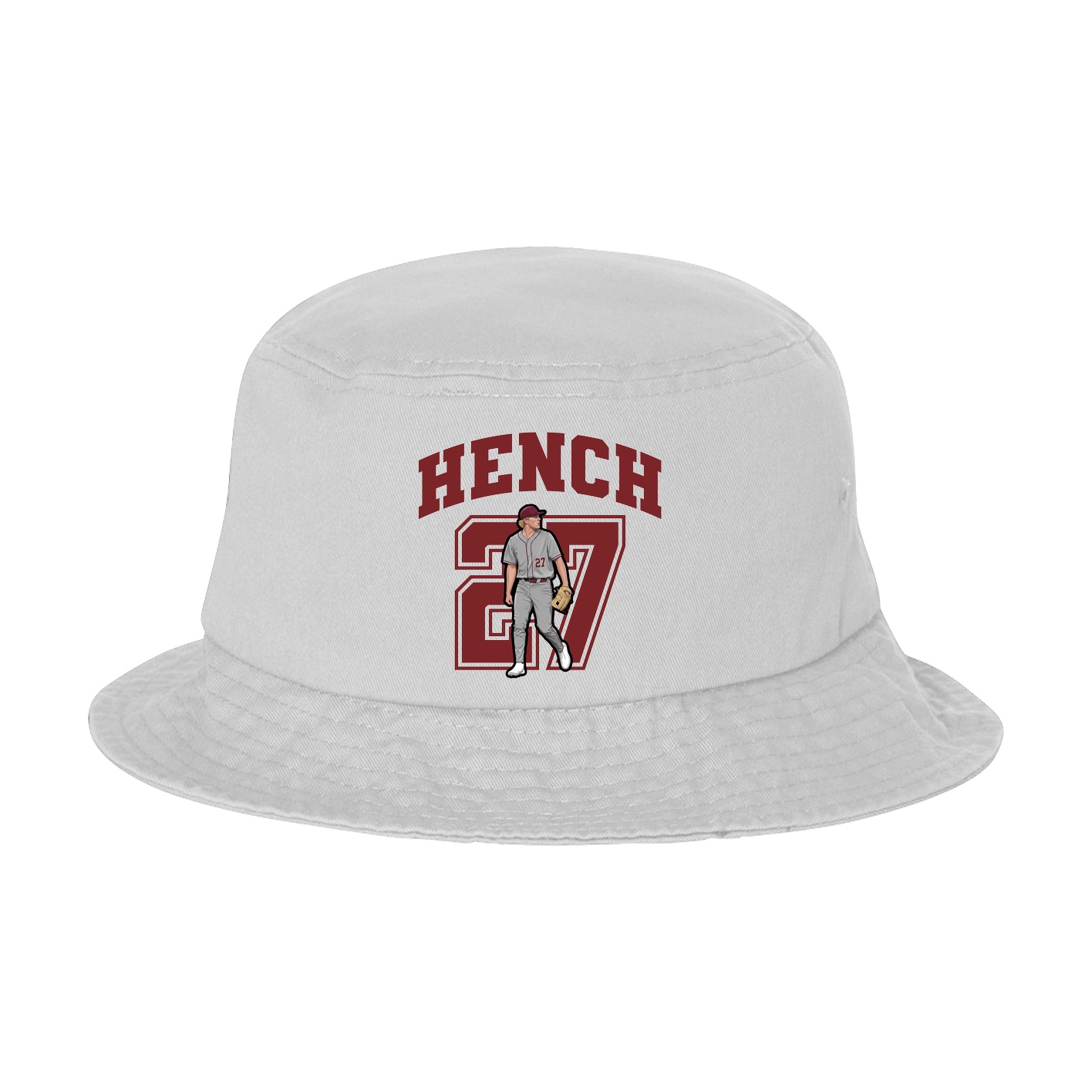 Bucket Cap — Number in White