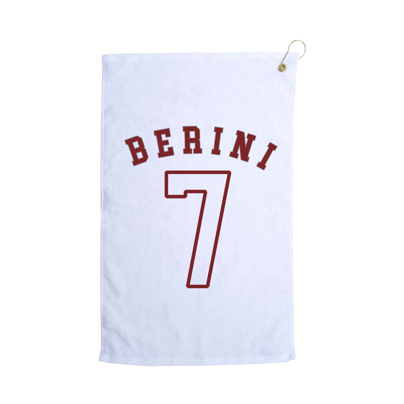 Golf Towel — Shirsey Arch in White