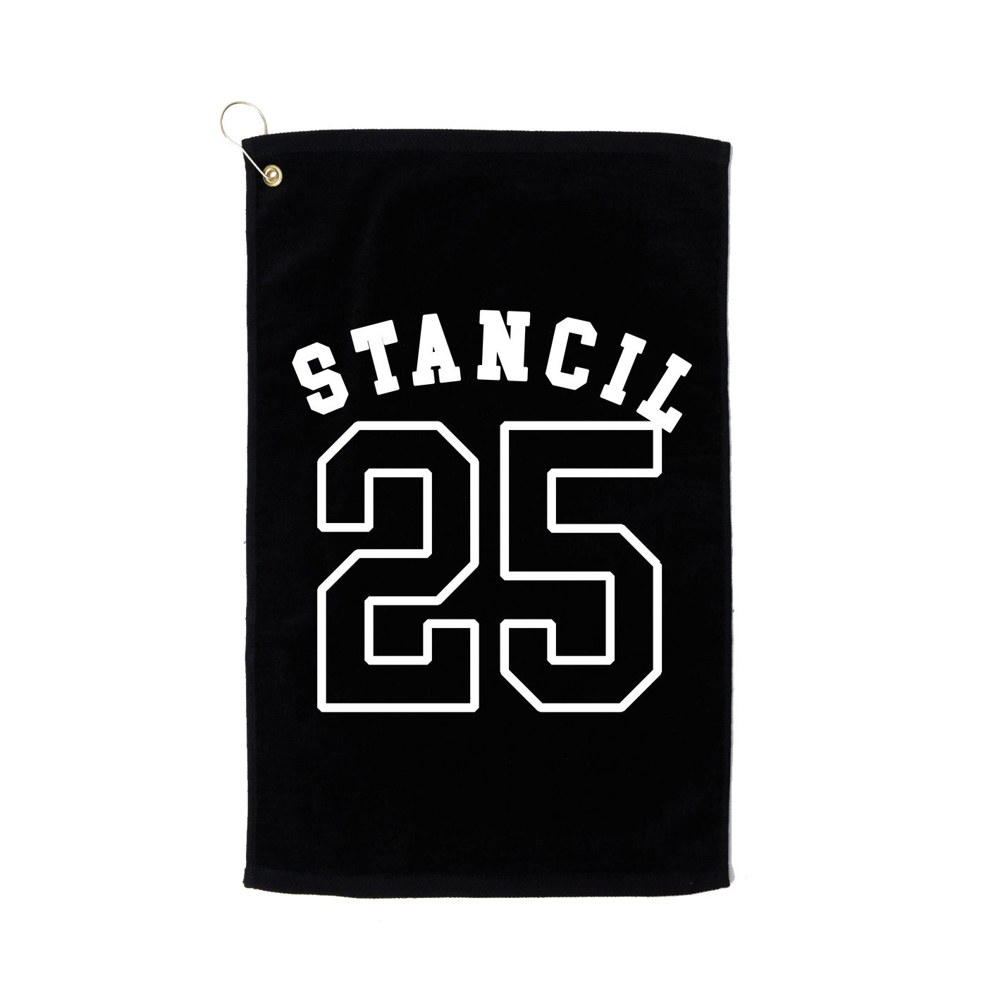 Golf Towel — Shirsey Arch in Black