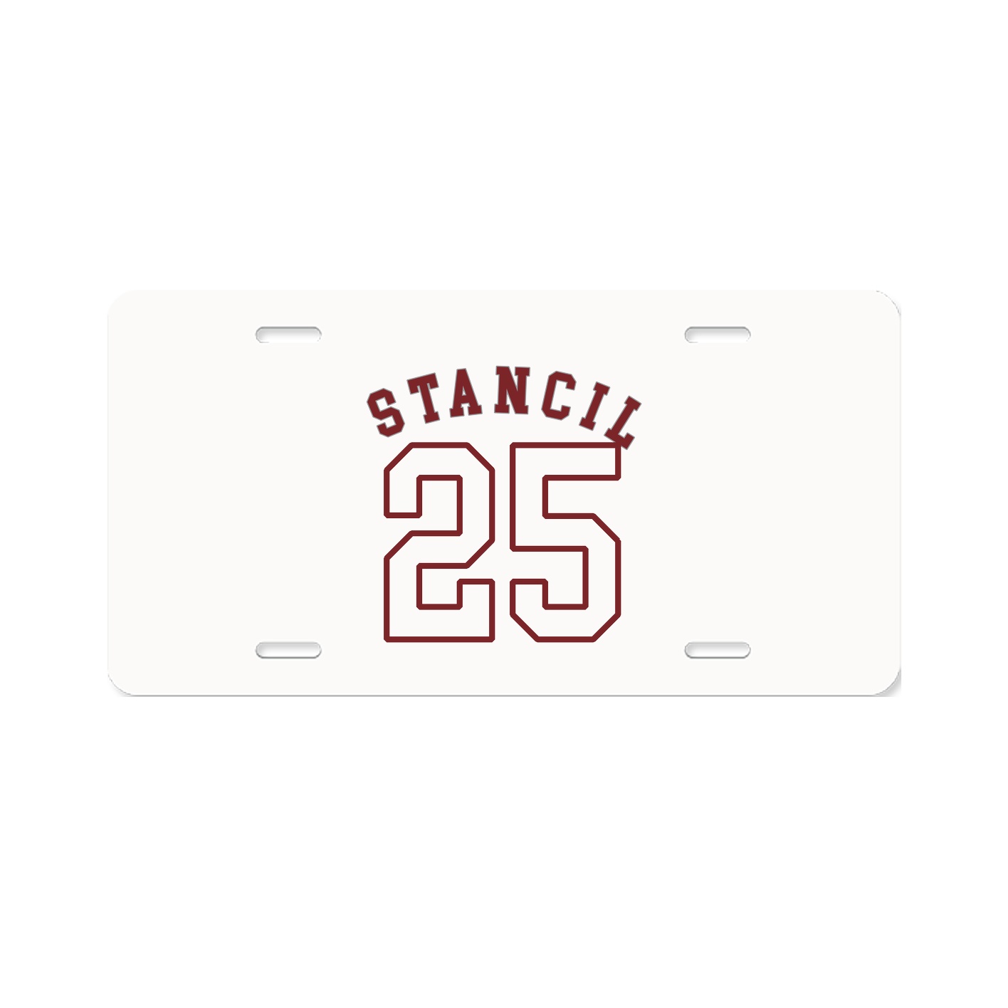 License Plate — Shirsey Arch in Classic