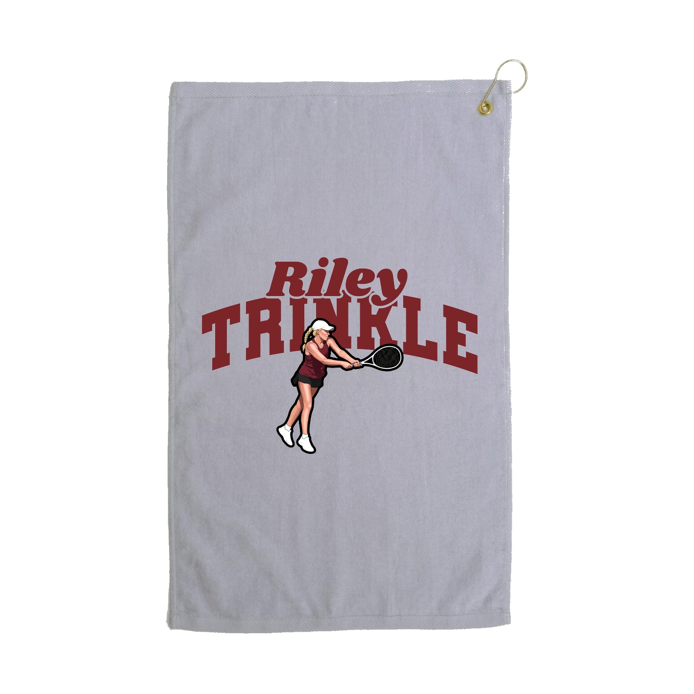 Golf Towel — Signature Arch in Grey