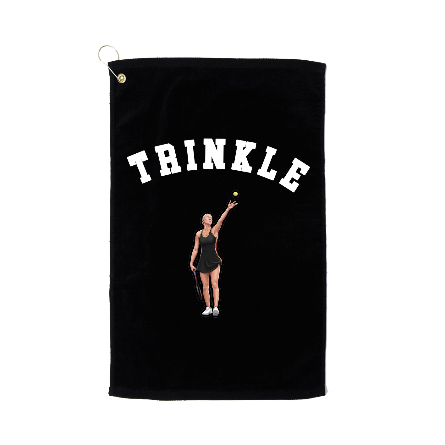 Golf Towel — Shirsey Arch in Black