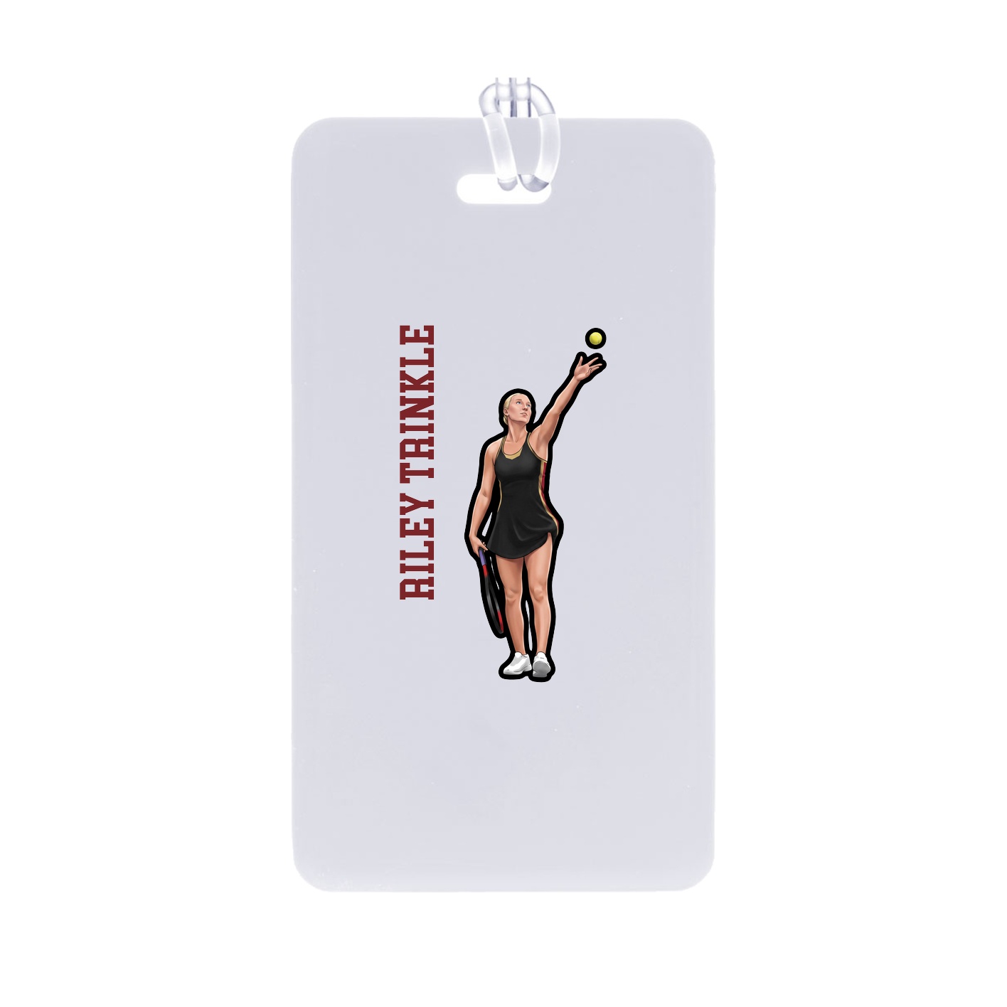 Bag Tag — Name Vertical in Classic