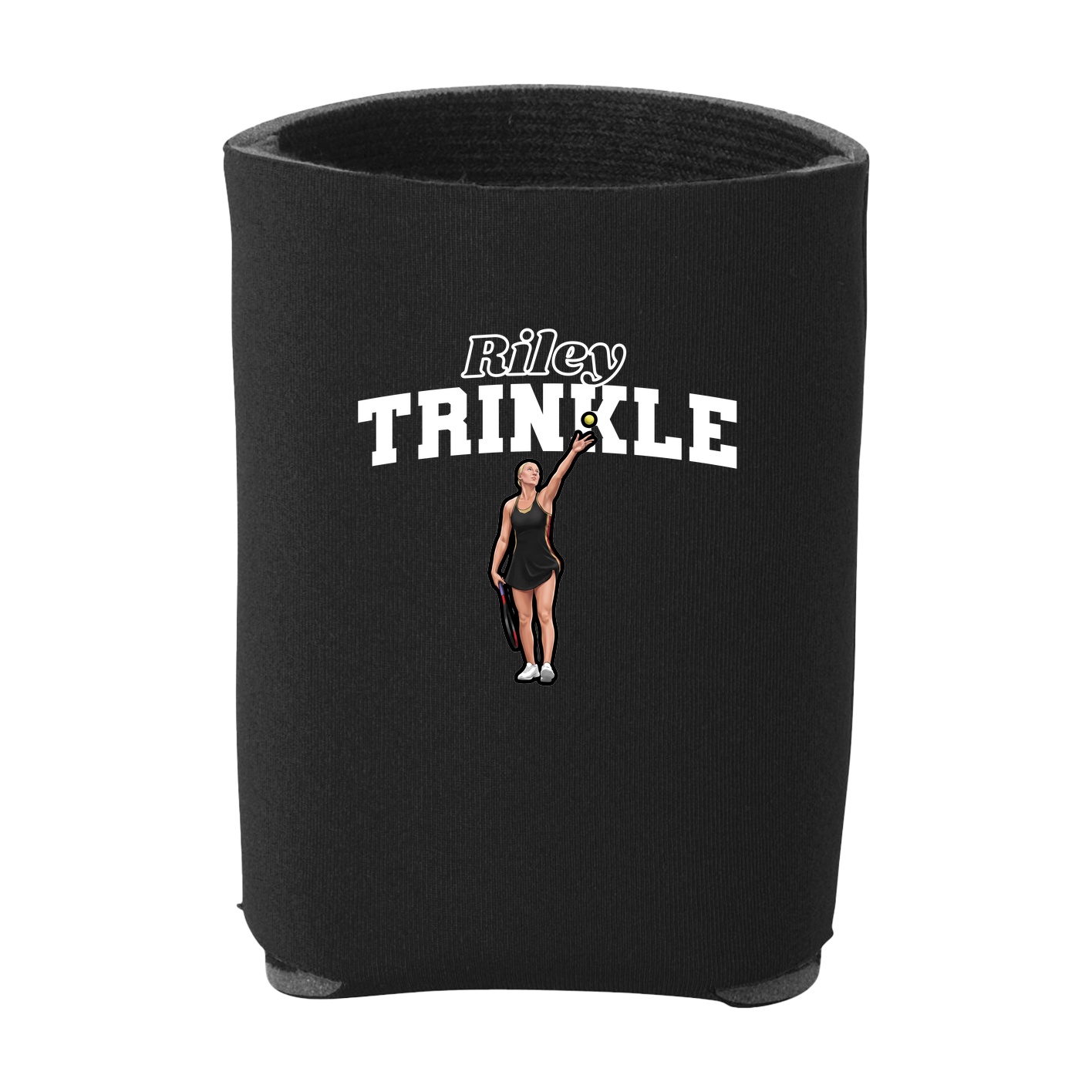 Can Holder — Name Arch in Black