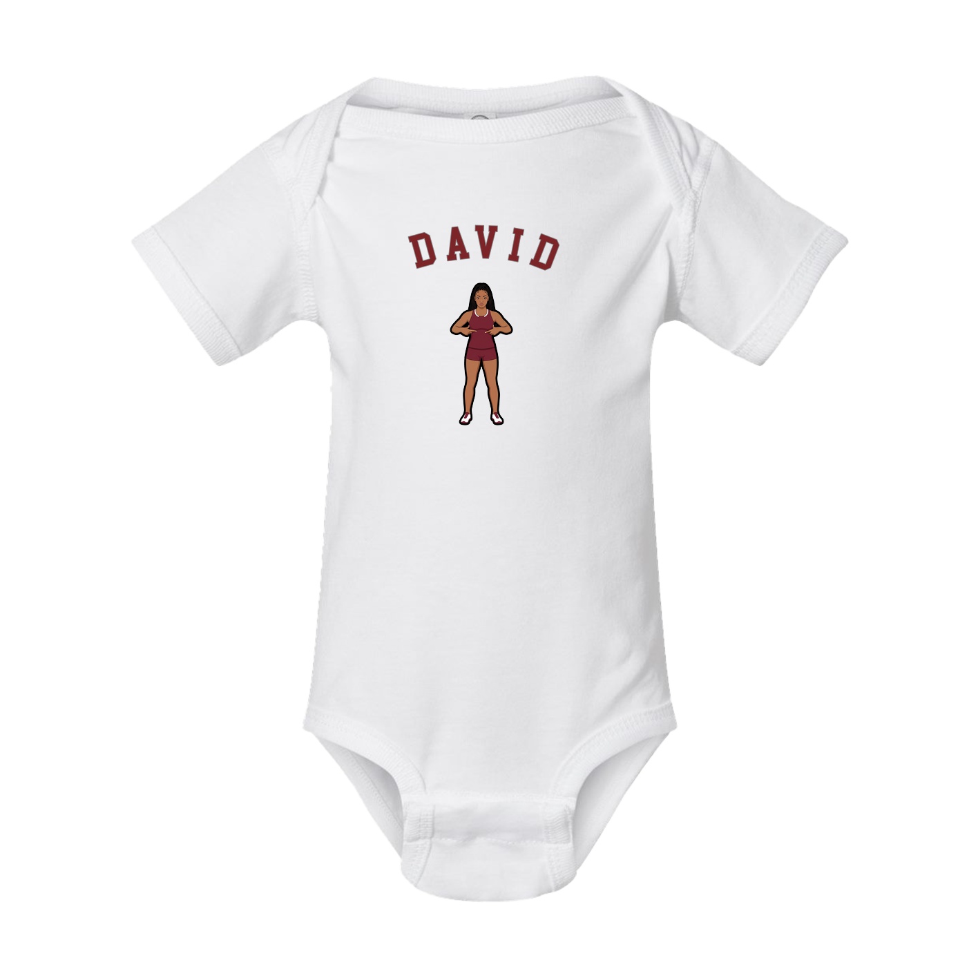 Baby Onesie — Shirsey Arch in White