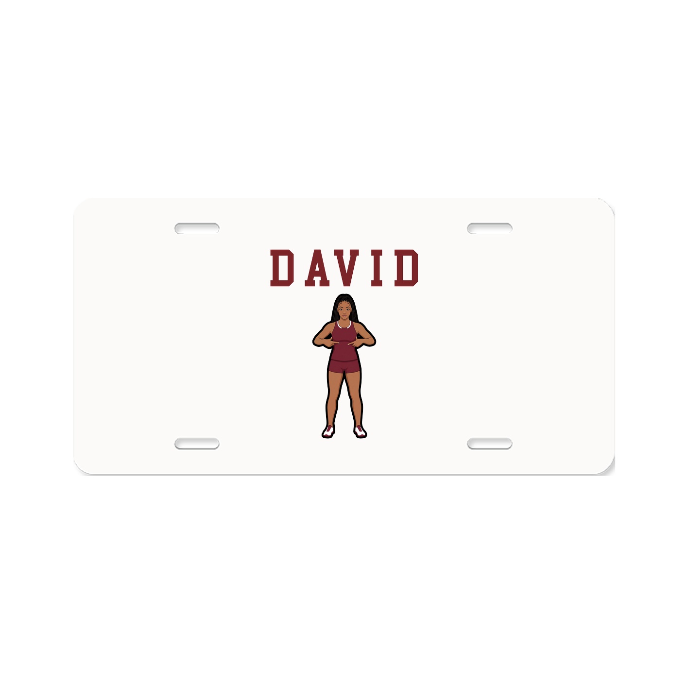 License Plate — Shirsey in Classic
