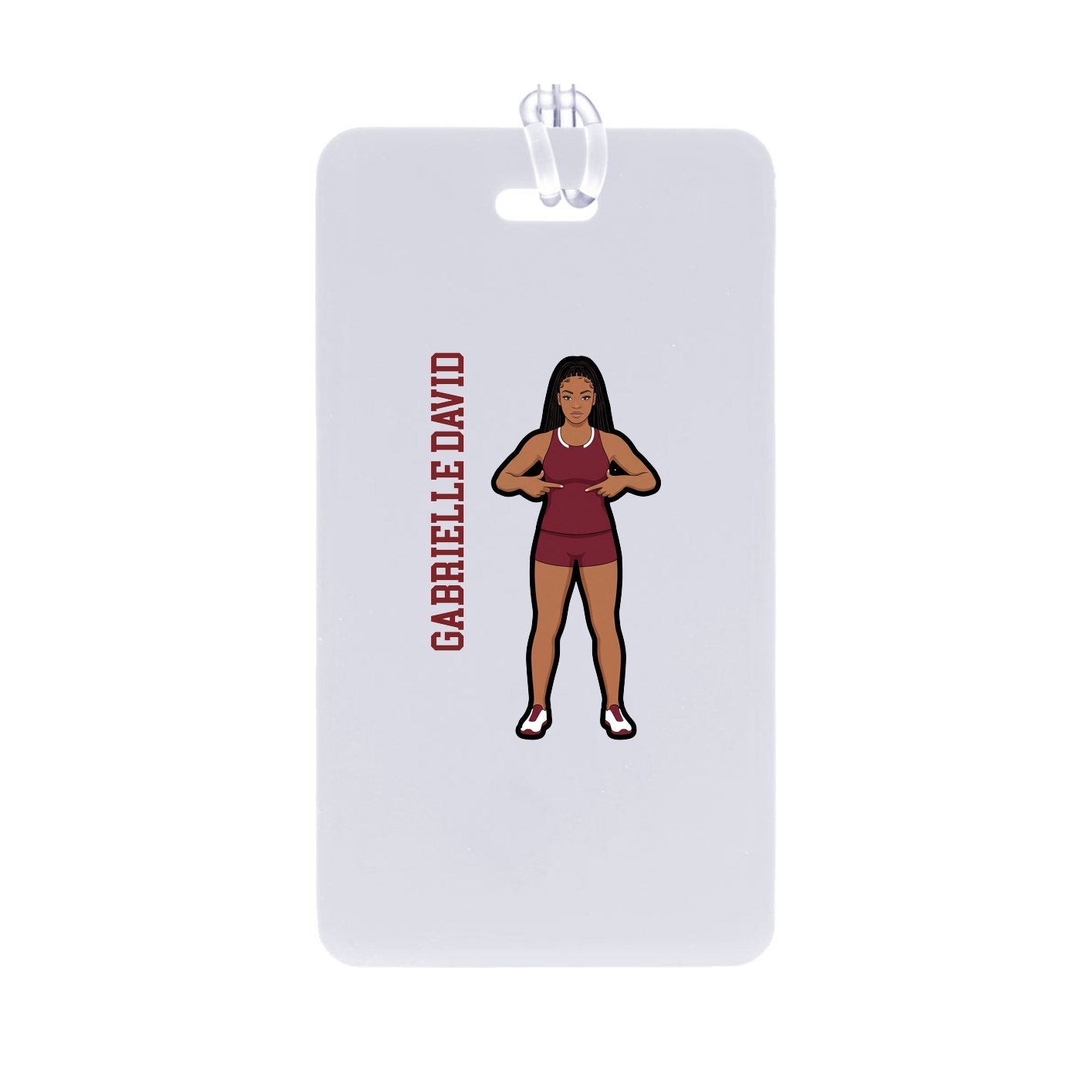 Bag Tag — Name Vertical in Classic