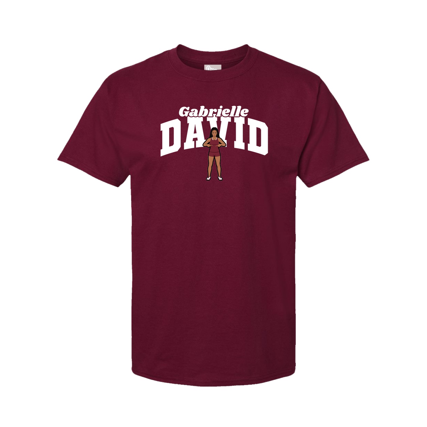 Youth Tee — Signature Arch in Cardinal