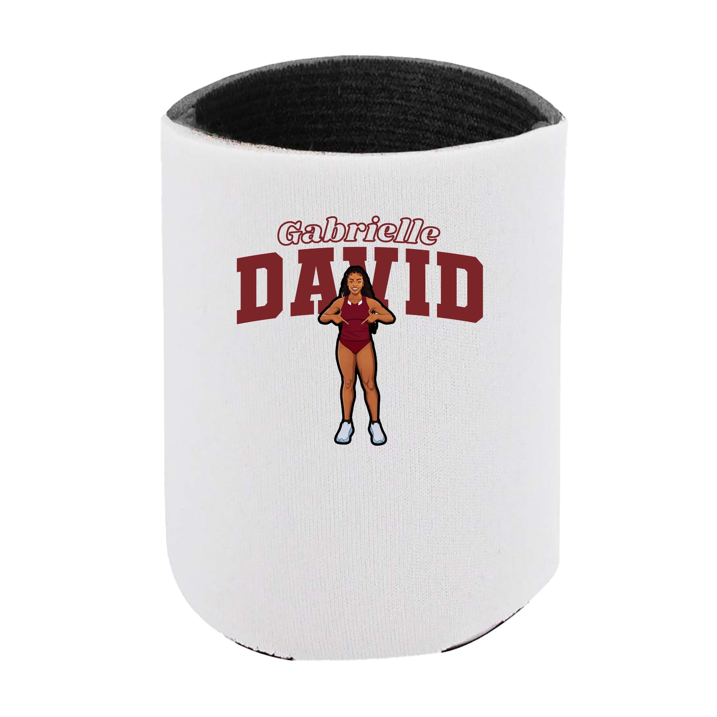 Can Holder — Name Arch in White