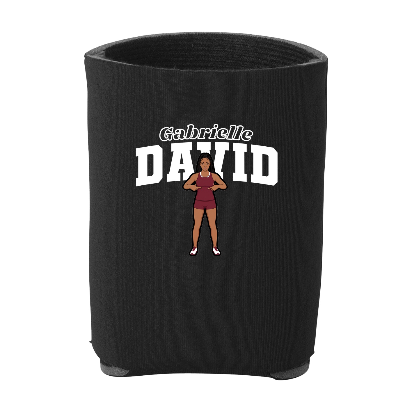 Can Holder — Name Arch in Black