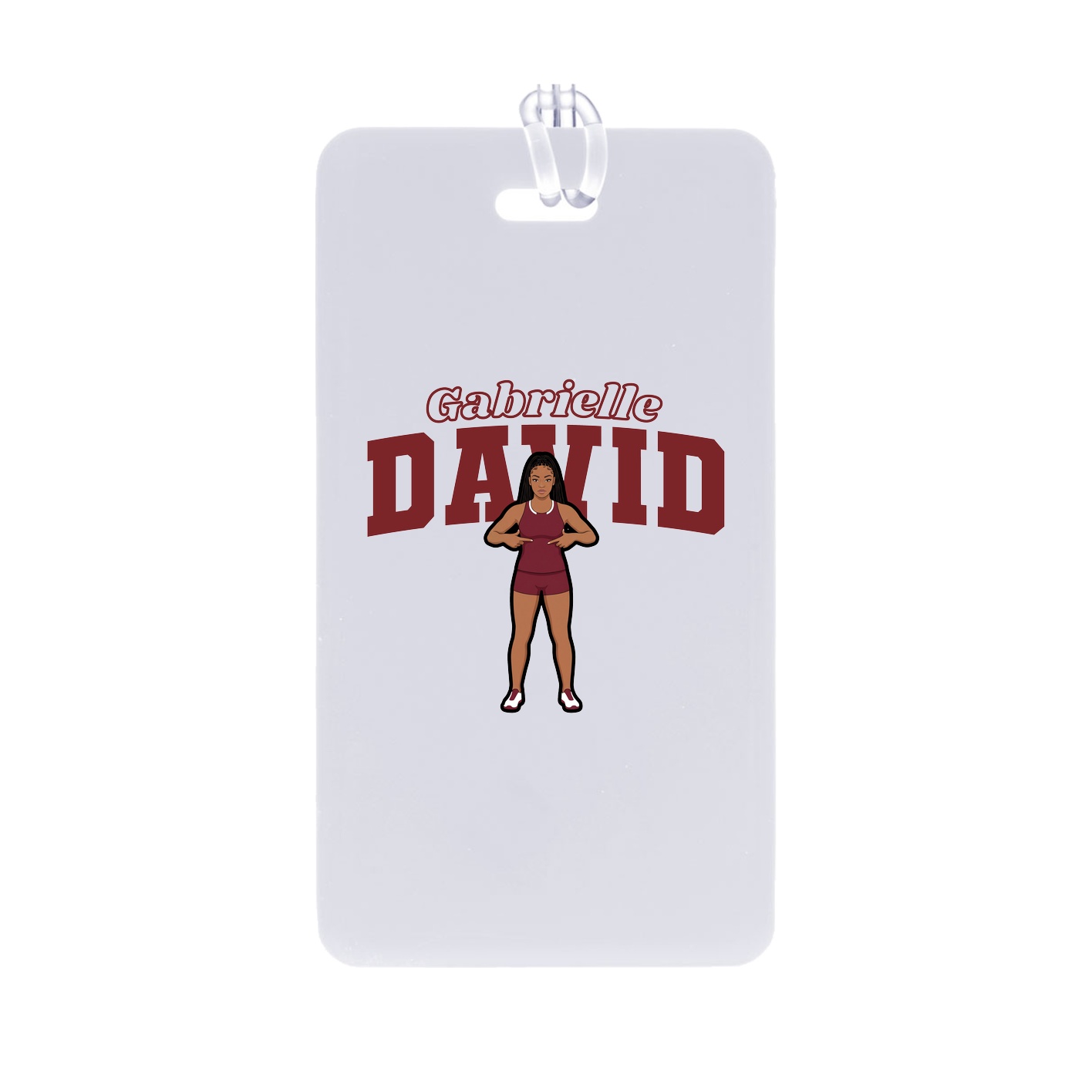 Bag Tag — Name Arch in Classic