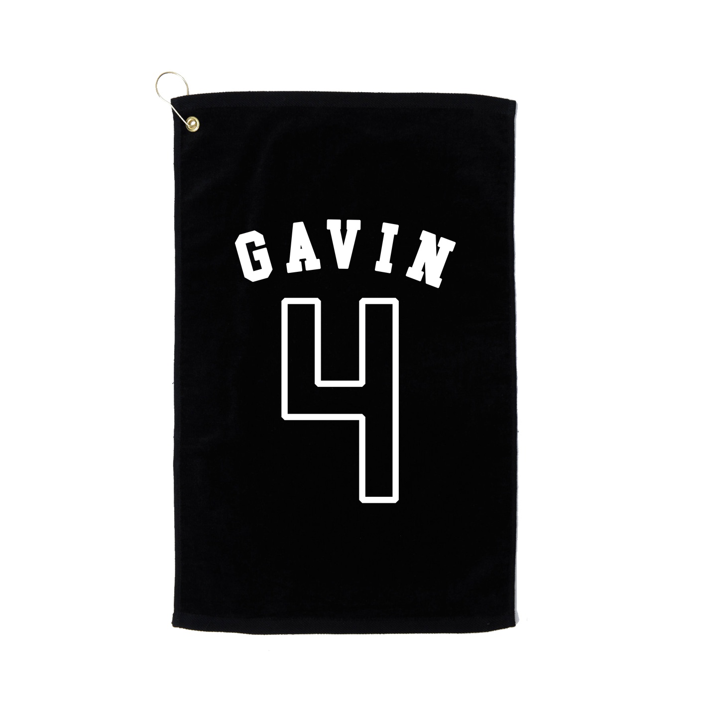 Golf Towel — Shirsey Arch in Black