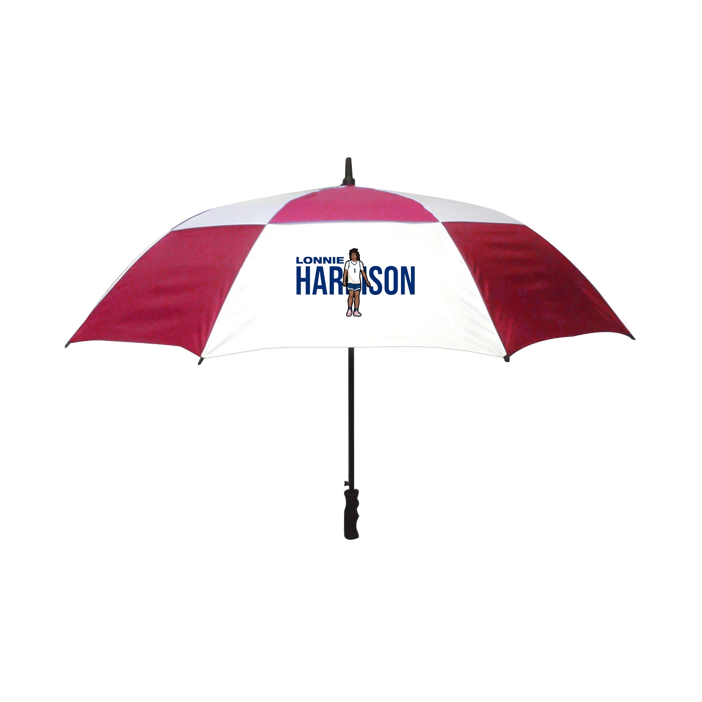 Golf Umbrella — Player Name in Red