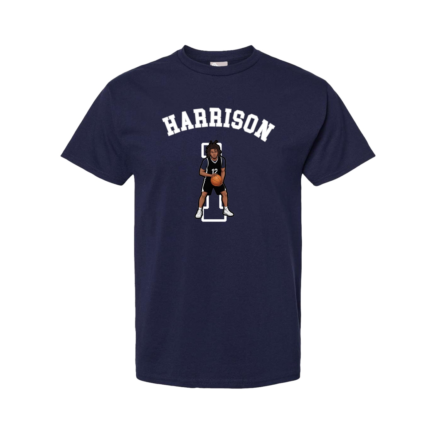 Youth Tee — Shirsey Arch in Navy