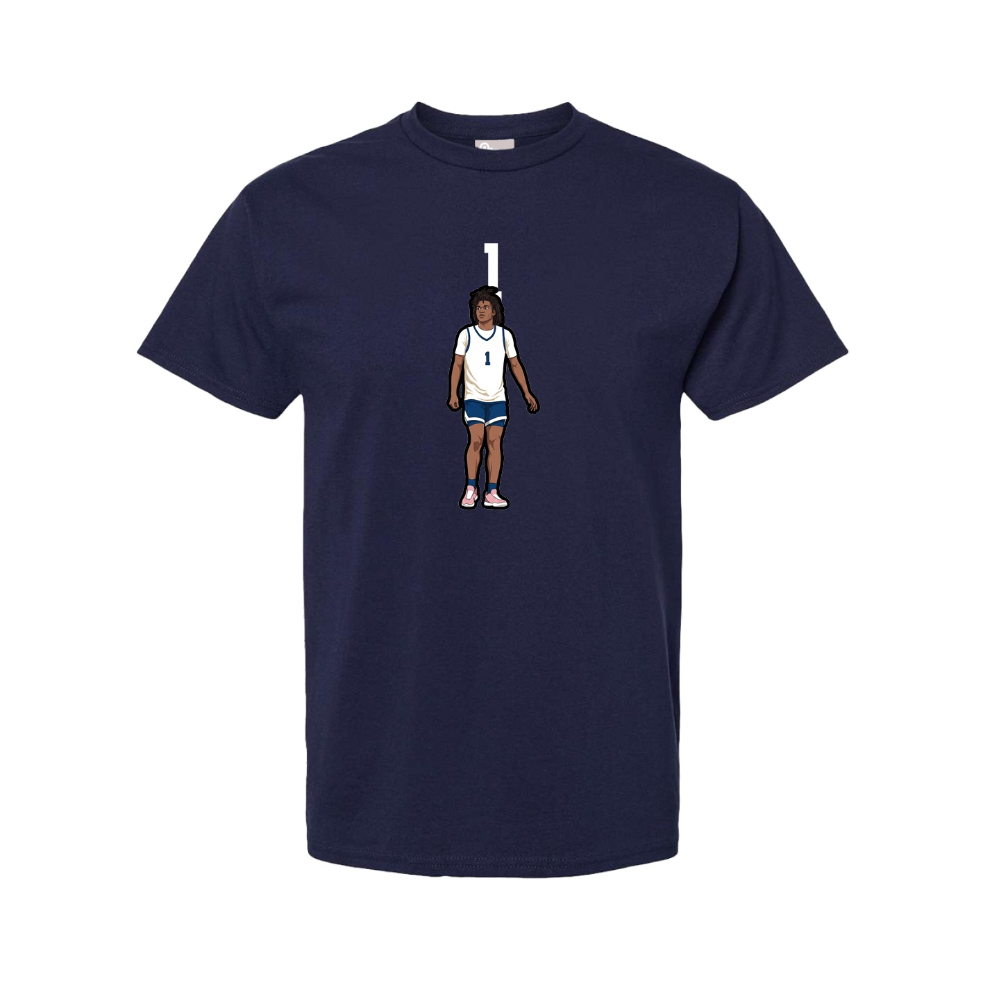 Tee — Number Top in Navy