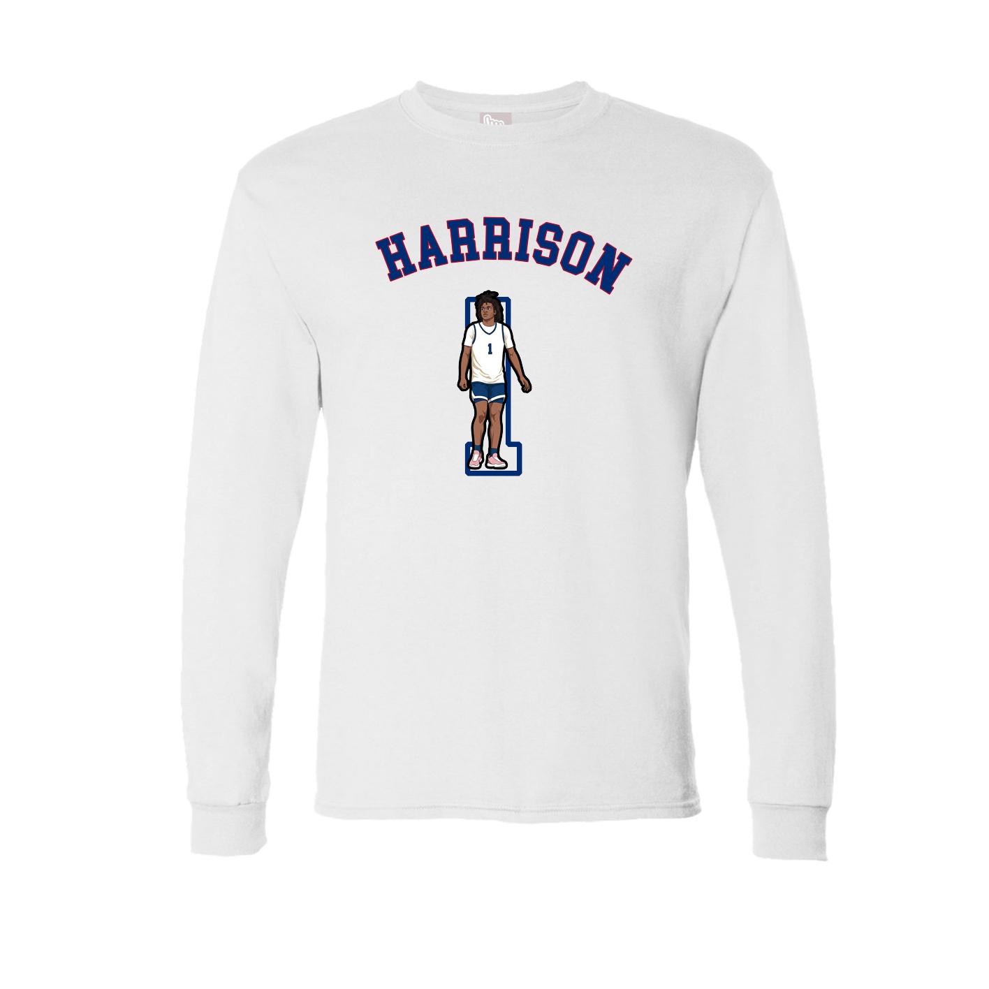 Long Sleeve Tee — Shirsey Arch in White
