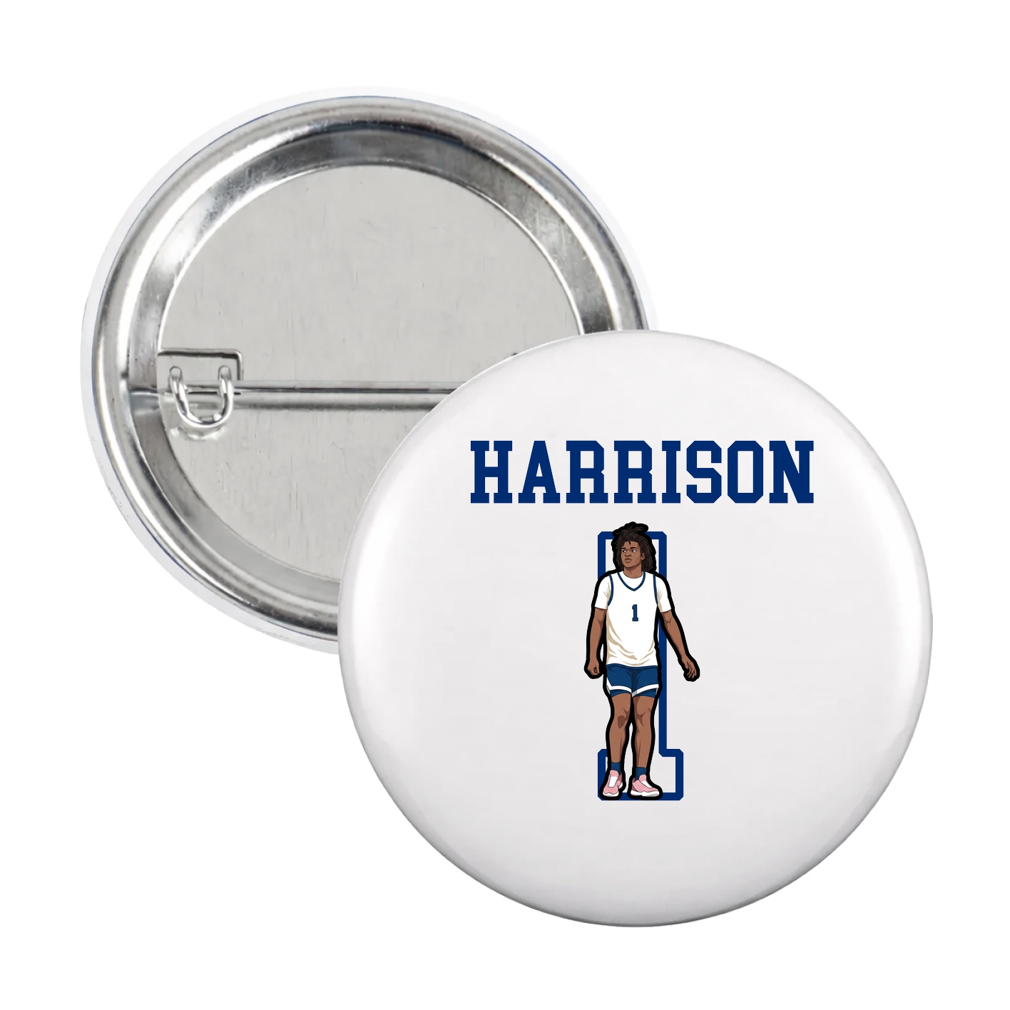 Game Day Button — Shirsey in White