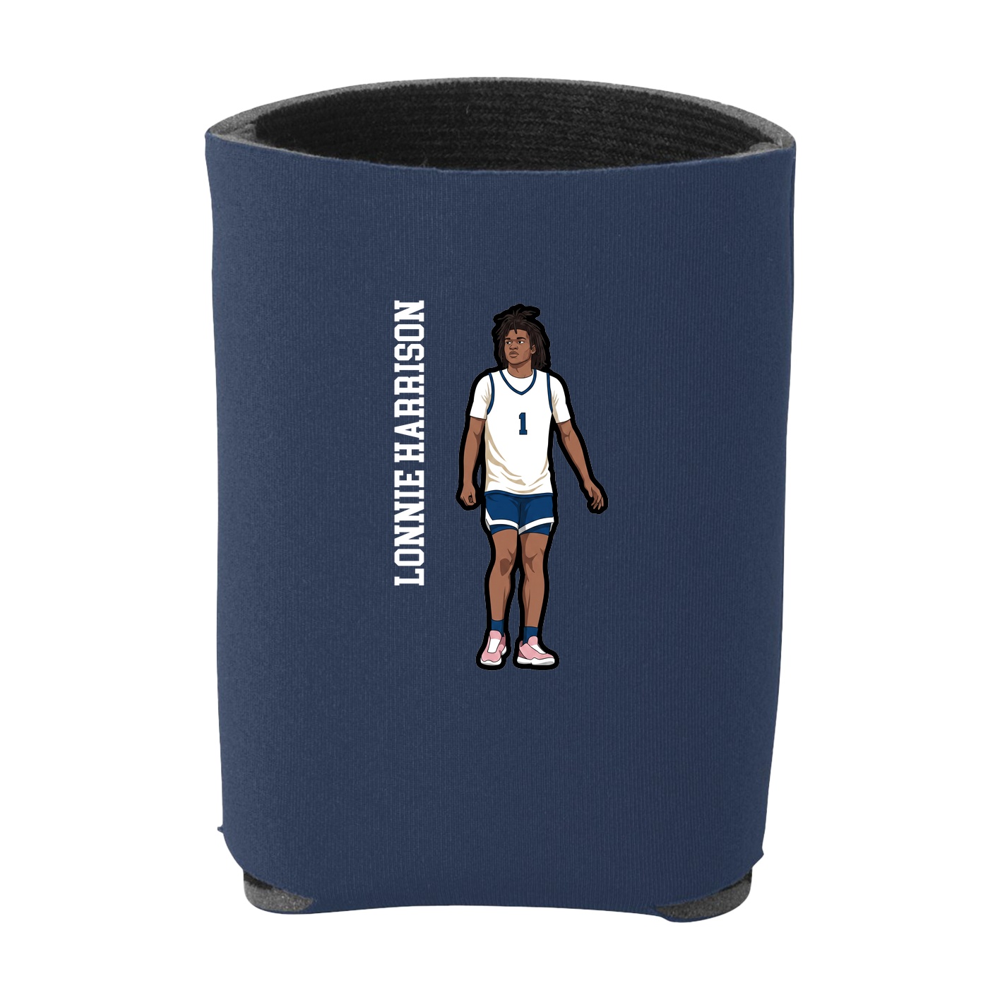 Can Holder — Name Vertical in Navy