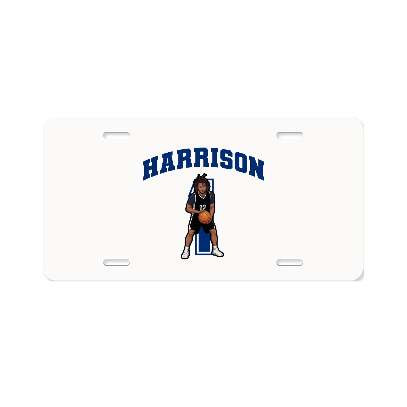 License Plate — Number in Classic