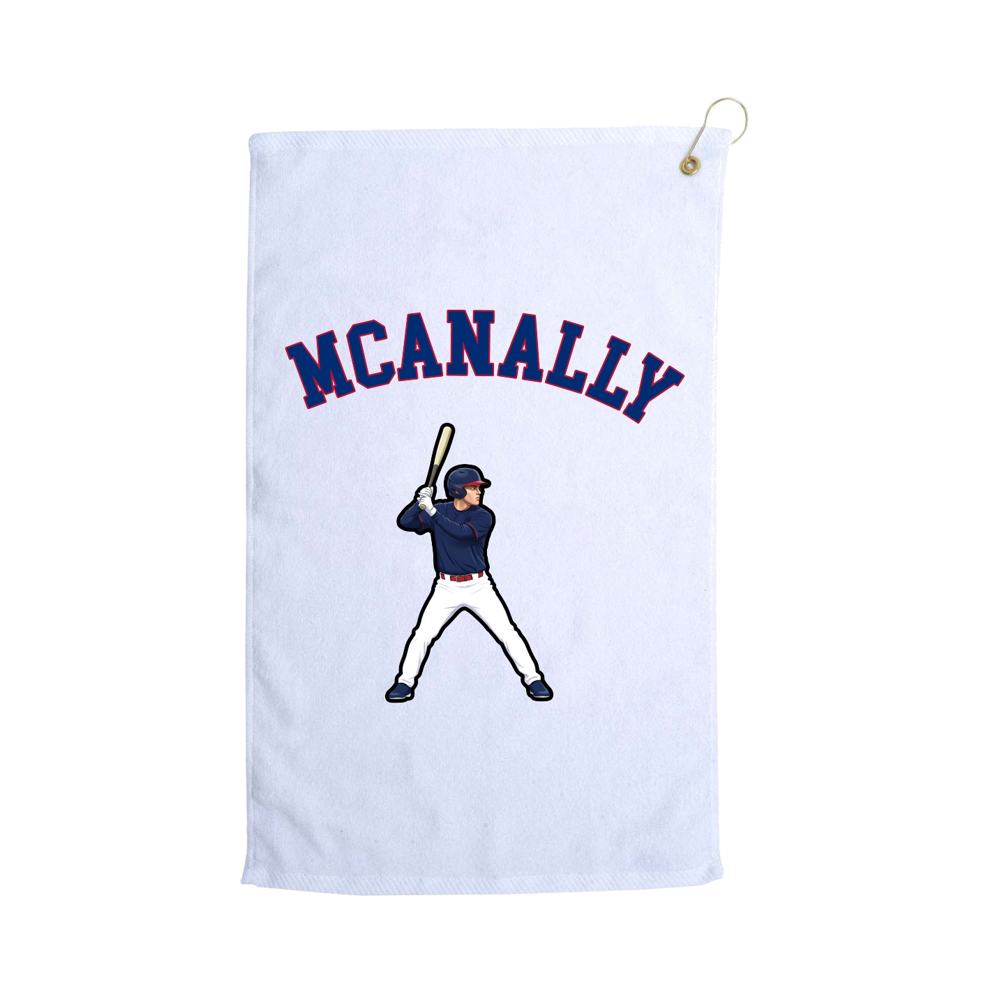 Golf Towel — Shirsey Arch in White