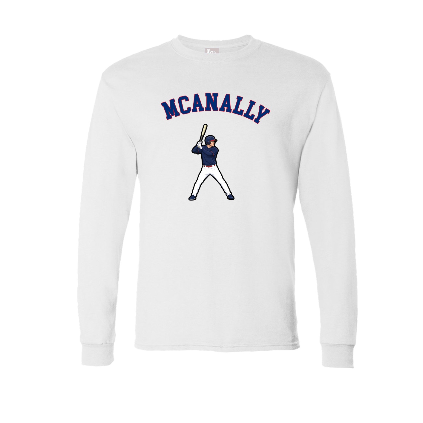 Long Sleeve Tee — Shirsey Arch in White