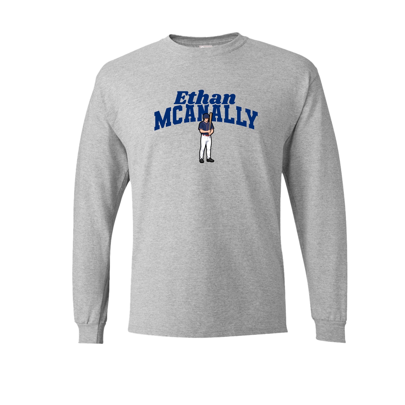 Long Sleeve Tee — Signature Arch in Grey